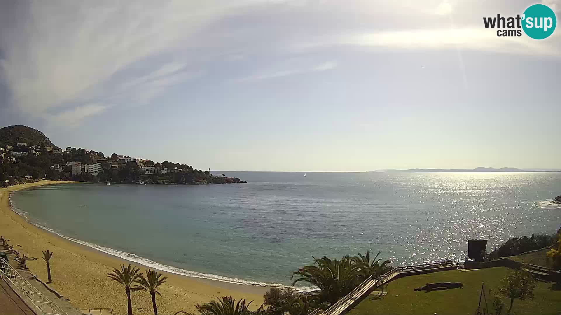 Playa de l’Almadrava camera en vivo Roses – Costa Brava – Espana