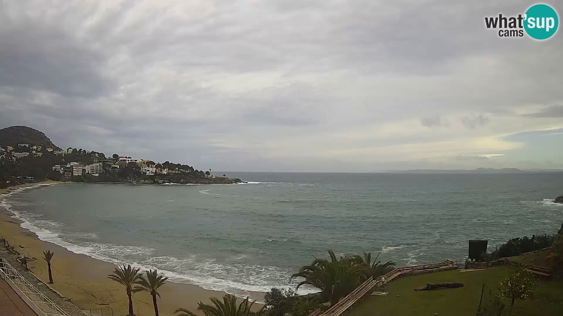 Plaža de l’Almadrava Spletna kamera Roses – Costa Brava – Španija