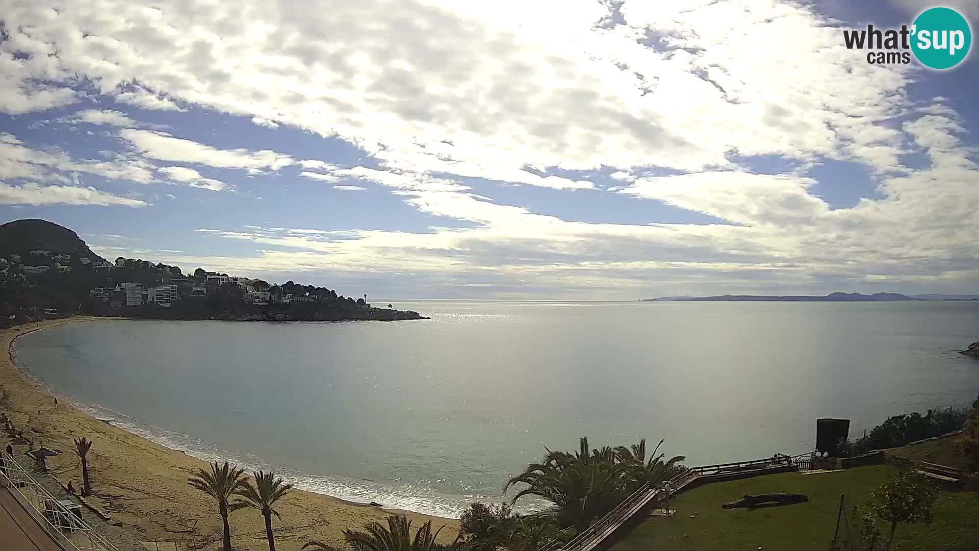 Platja de l’Almadrava Strand Webcam Roses – Costa Brava – Spanien