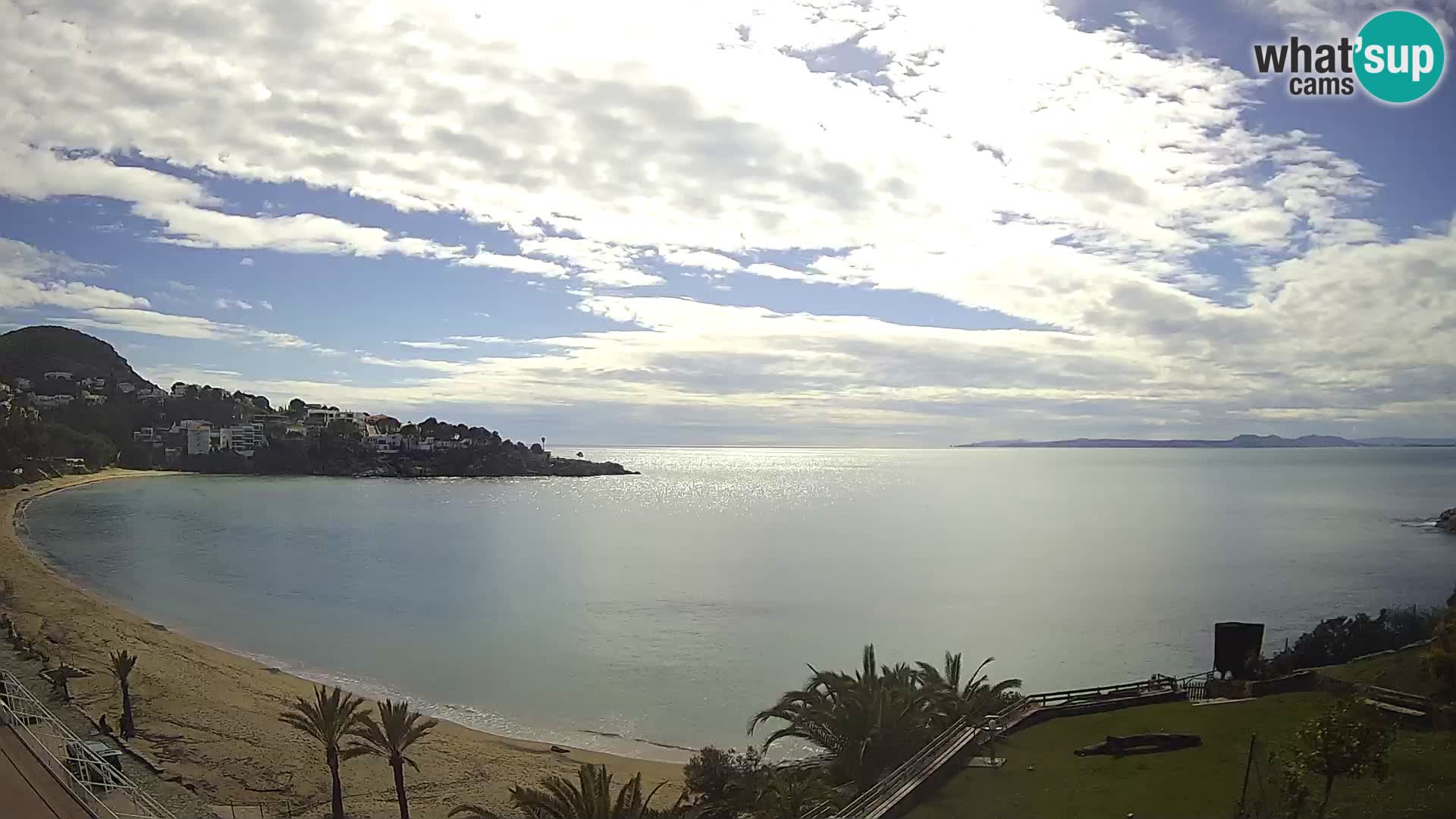 Plage de l’Almadrava Livecam Roses – Costa Brava – Espagne