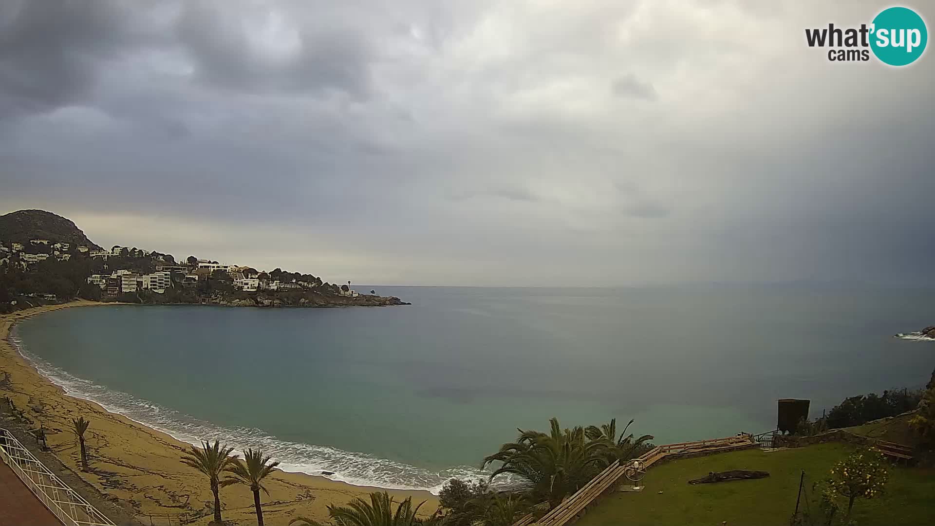 Playa de l’Almadrava camera en vivo Roses – Costa Brava – Espana