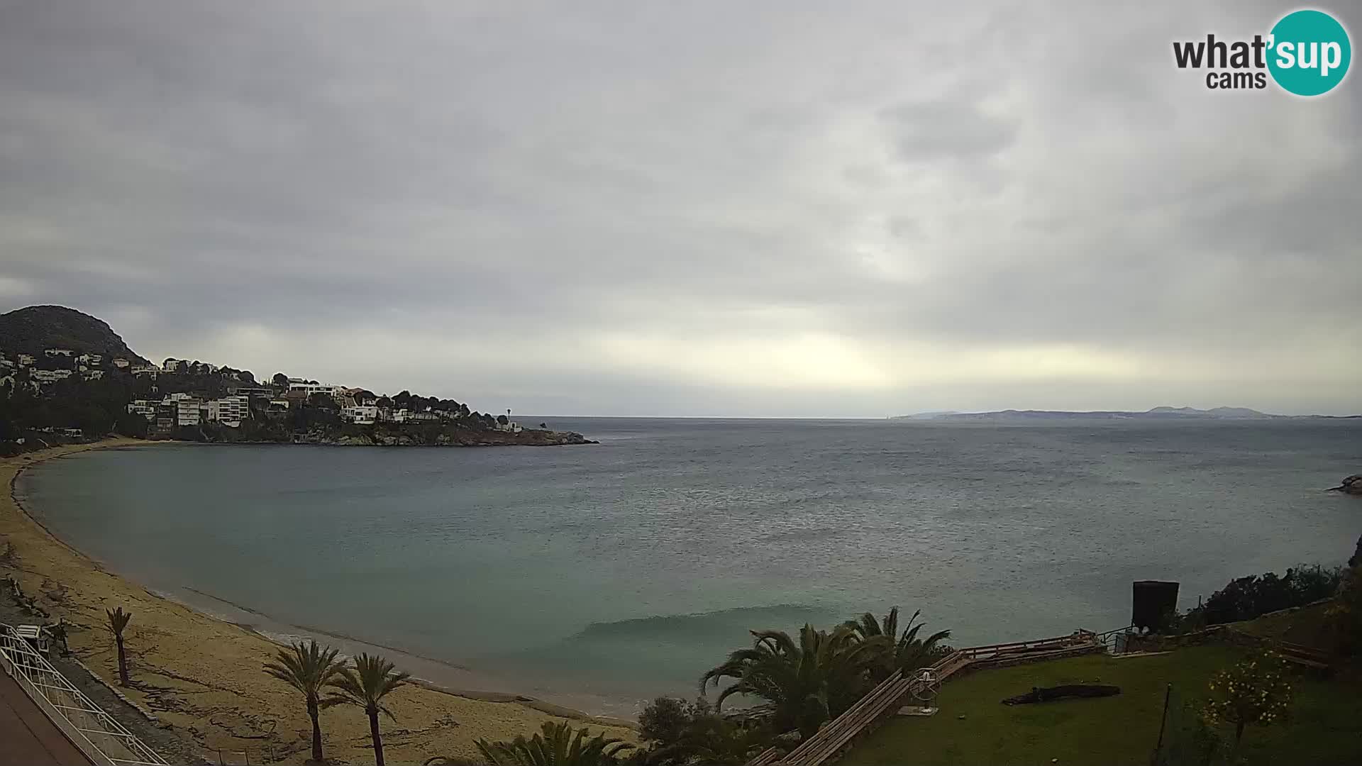 Plaža de l’Almadrava Spletna kamera Roses – Costa Brava – Španija