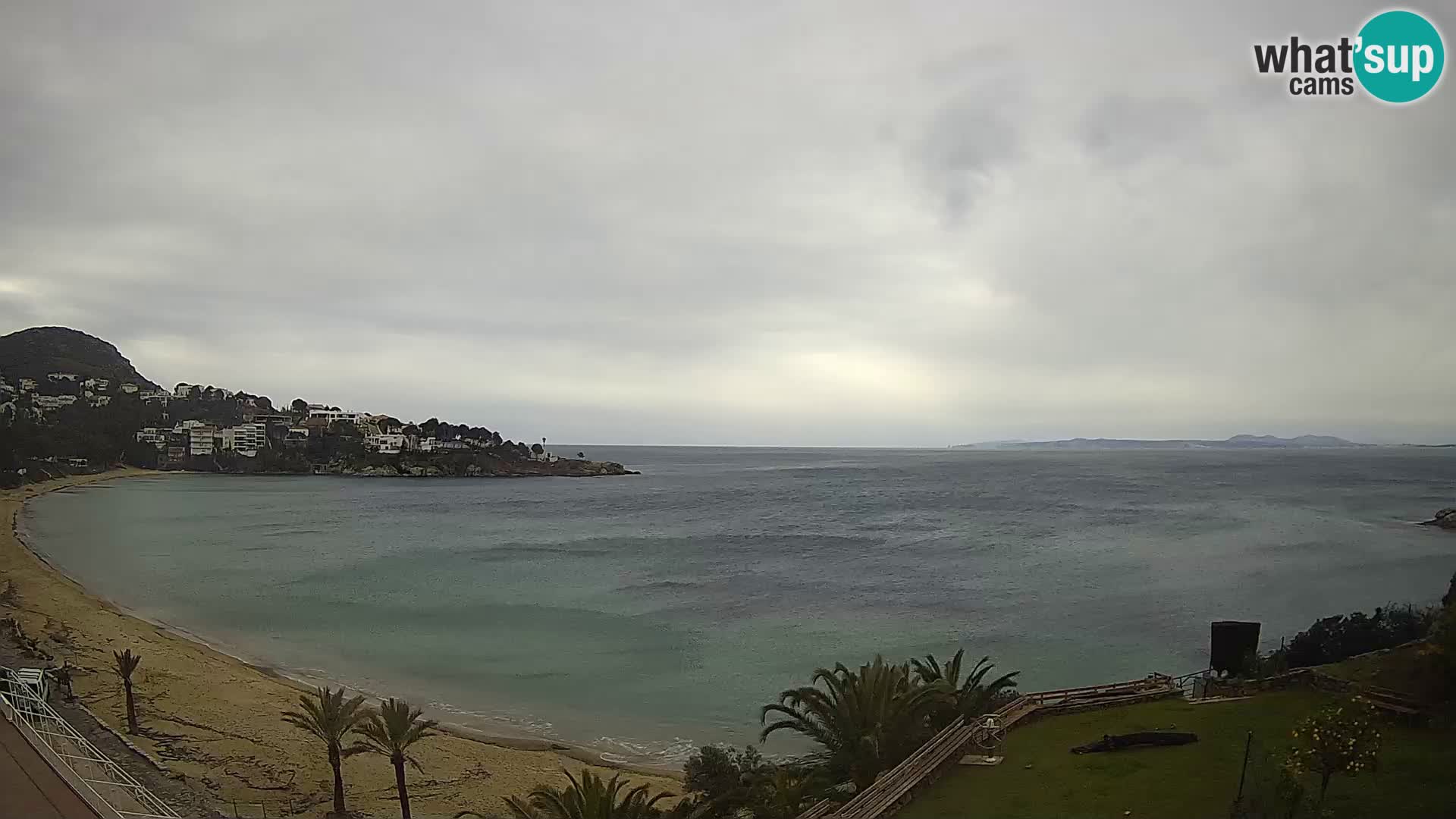 Plaža de l’Almadrava Spletna kamera Roses – Costa Brava – Španija