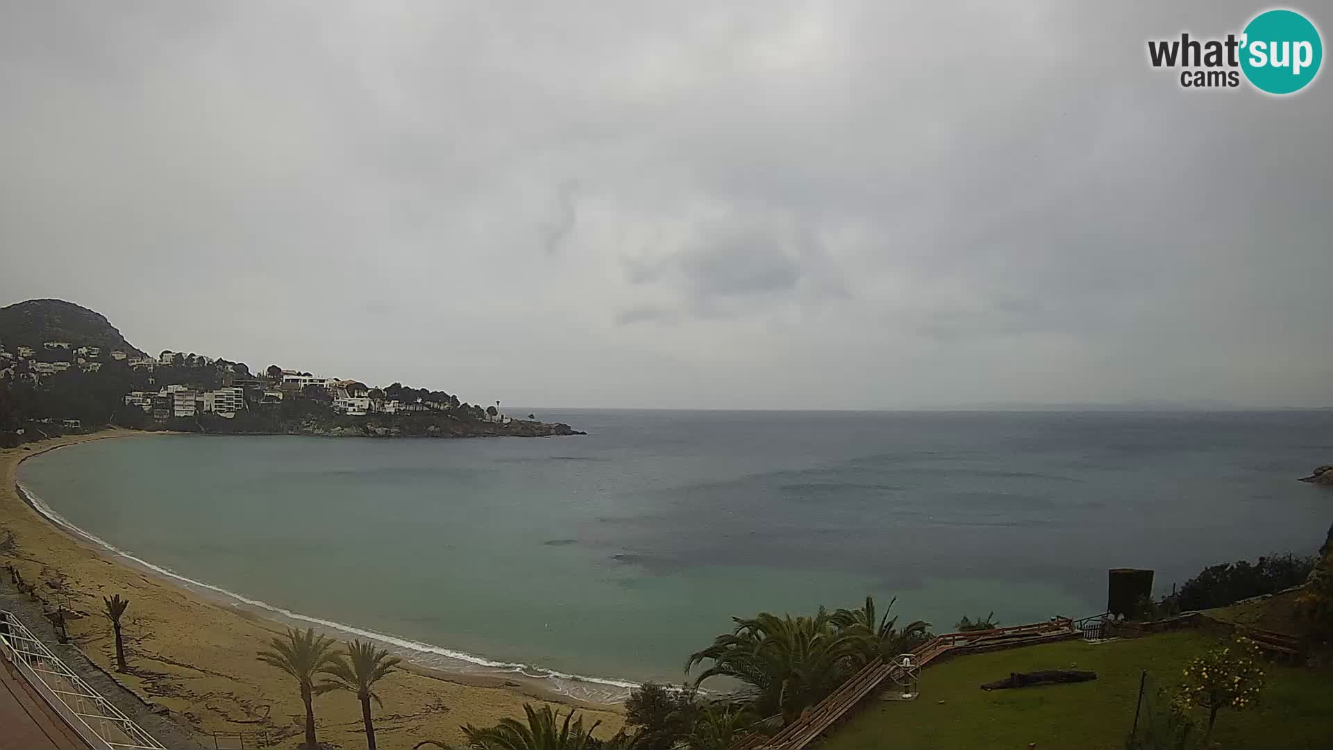 Platja de l’Almadrava beach Live Webcam Roses – Costa Brava – Spain