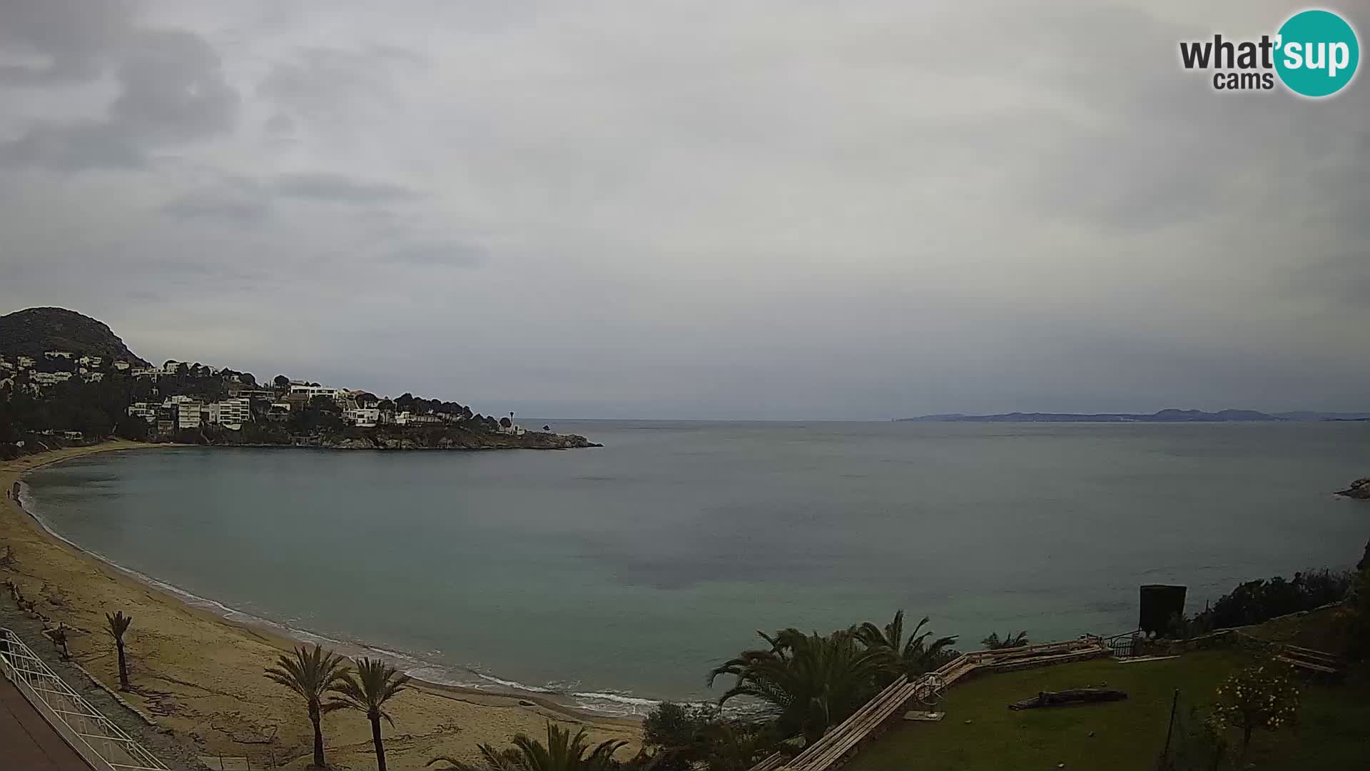 Platja de l’Almadrava beach Live Webcam Roses – Costa Brava – Spain