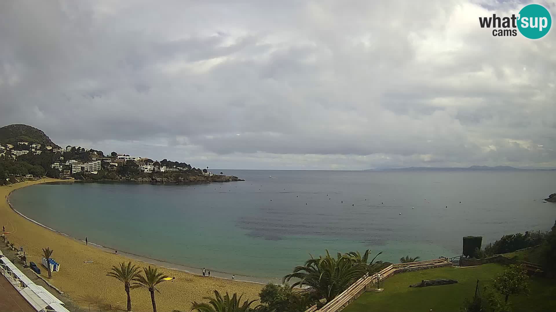 Platja de l’Almadrava beach Live Webcam Roses – Costa Brava – Spain