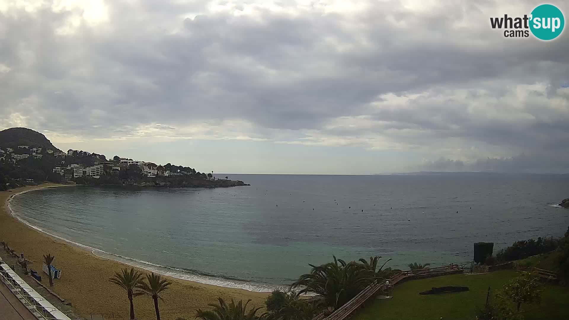 Platja de l’Almadrava Strand Webcam Roses – Costa Brava – Spanien