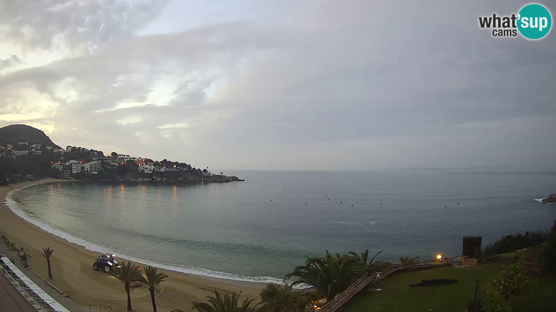 Plage de l’Almadrava Livecam Roses – Costa Brava – Espagne