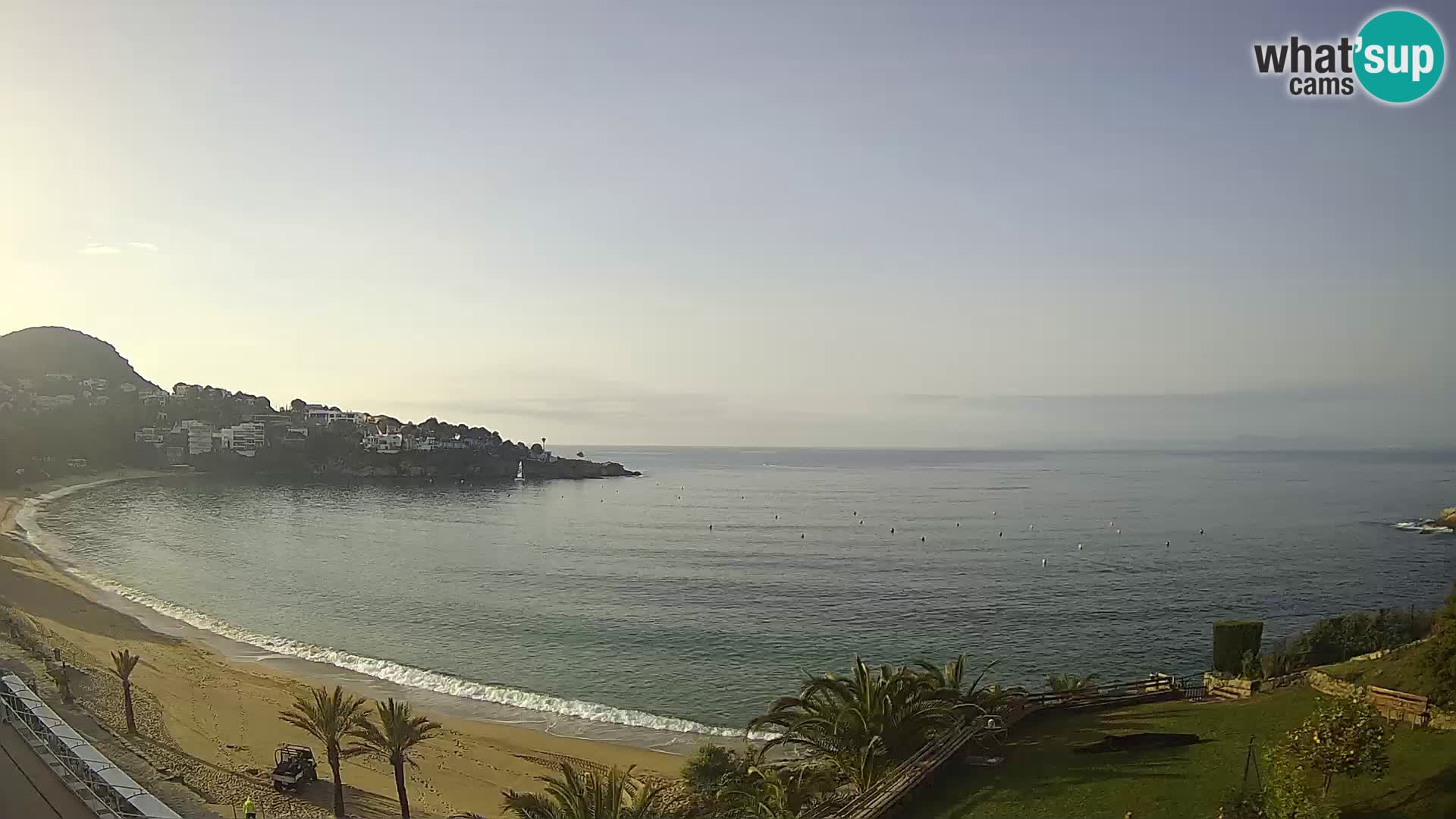 Playa de l’Almadrava camera en vivo Roses – Costa Brava – Espana