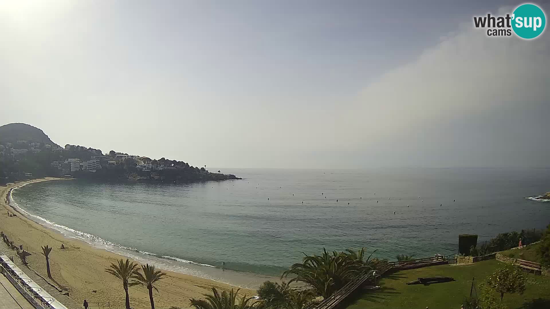 Platja de l’Almadrava beach Live Webcam Roses – Costa Brava – Spain