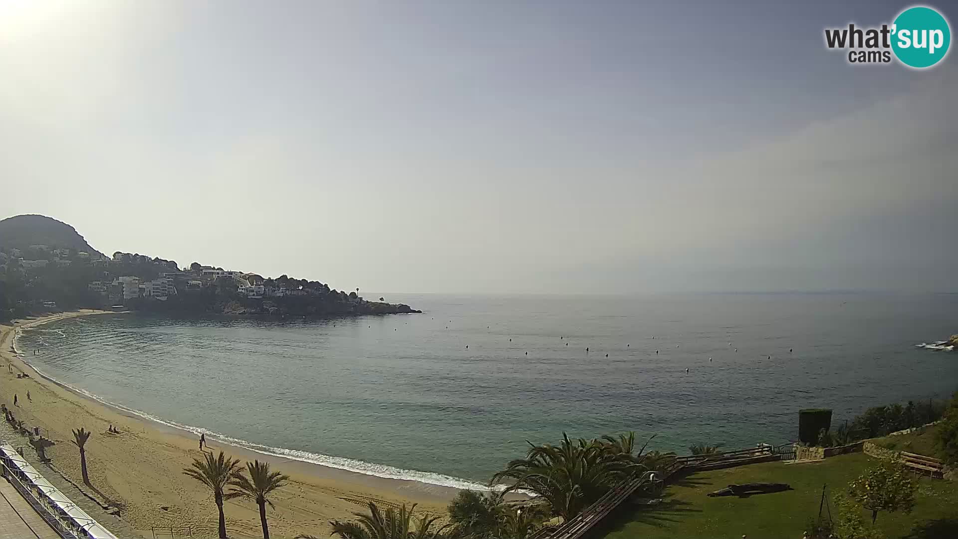 Platja de l’Almadrava beach Live Webcam Roses – Costa Brava – Spain
