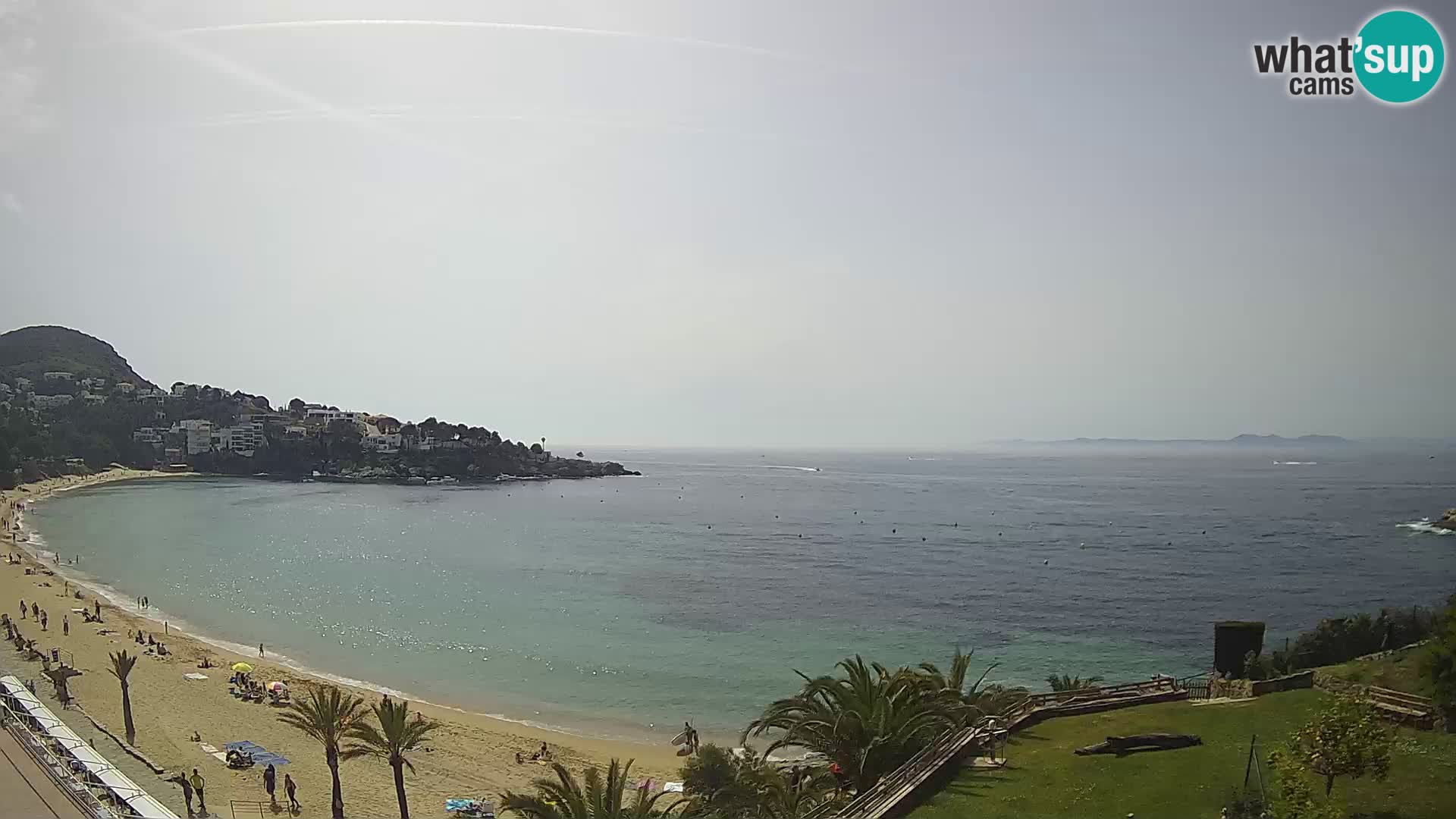 Platja de l’Almadrava beach Live Webcam Roses – Costa Brava – Spain