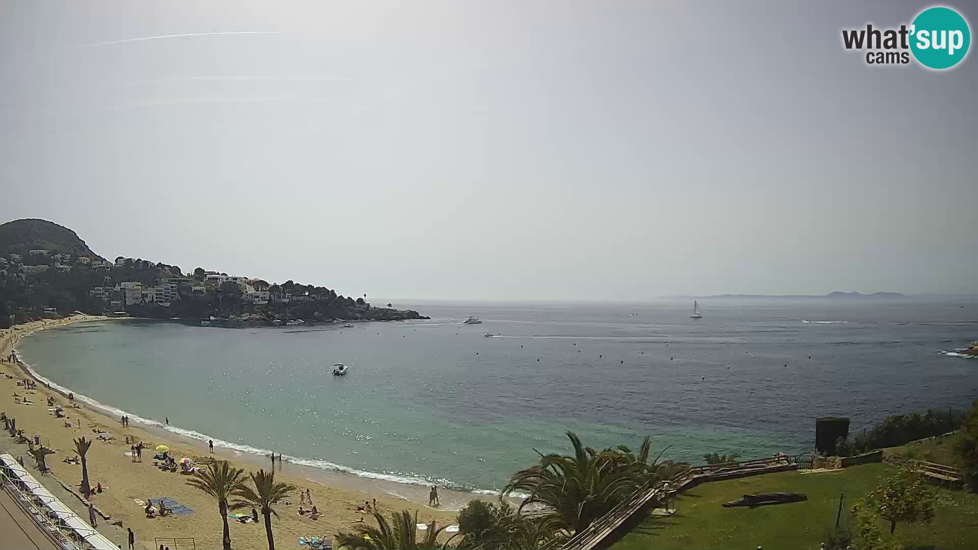 Platja de l’Almadrava Strand Webcam Roses – Costa Brava – Spanien