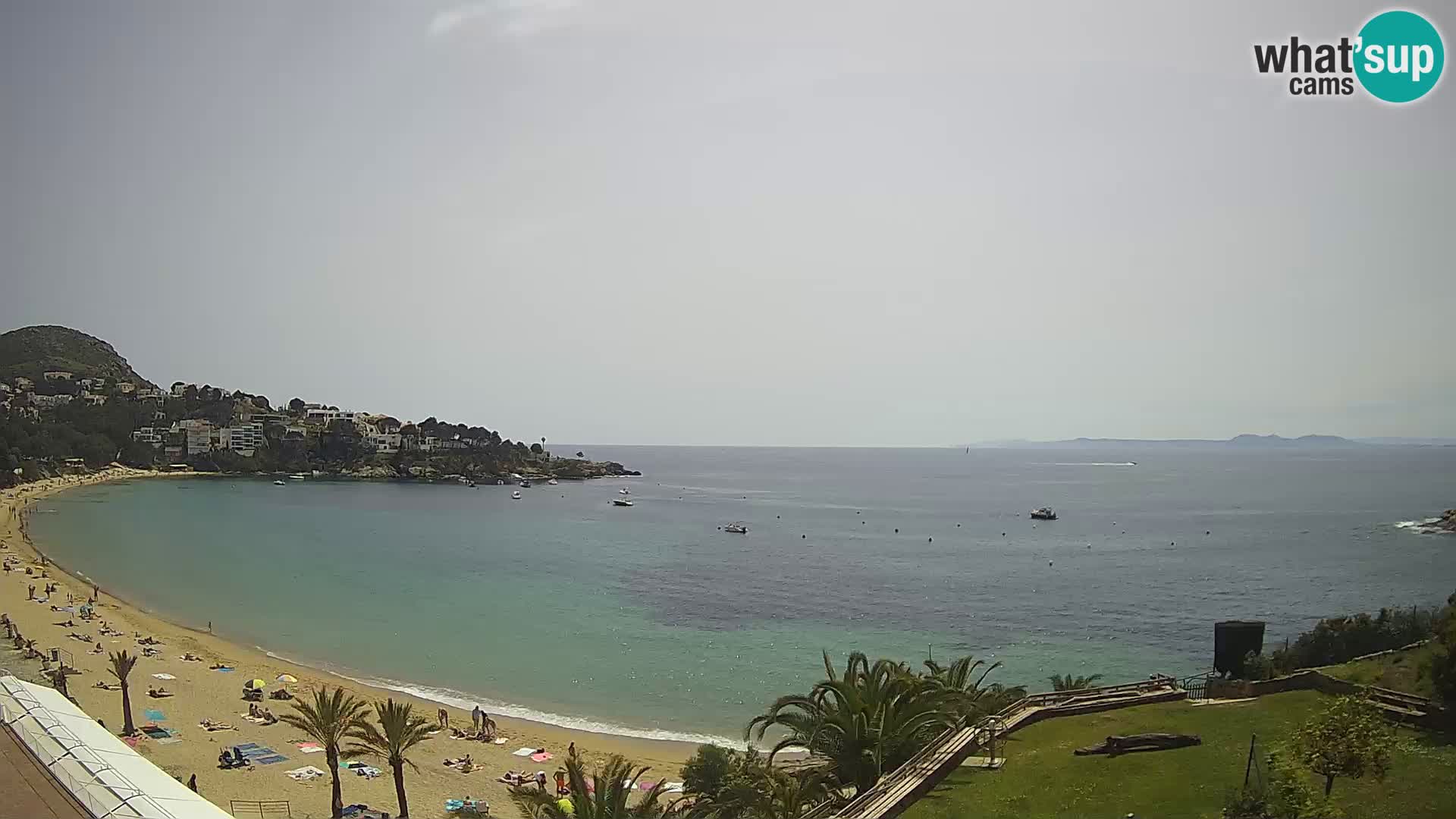 Plaža de l’Almadrava Spletna kamera Roses – Costa Brava – Španija