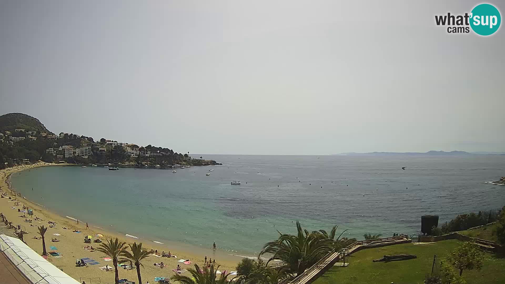Plaža de l’Almadrava Spletna kamera Roses – Costa Brava – Španija
