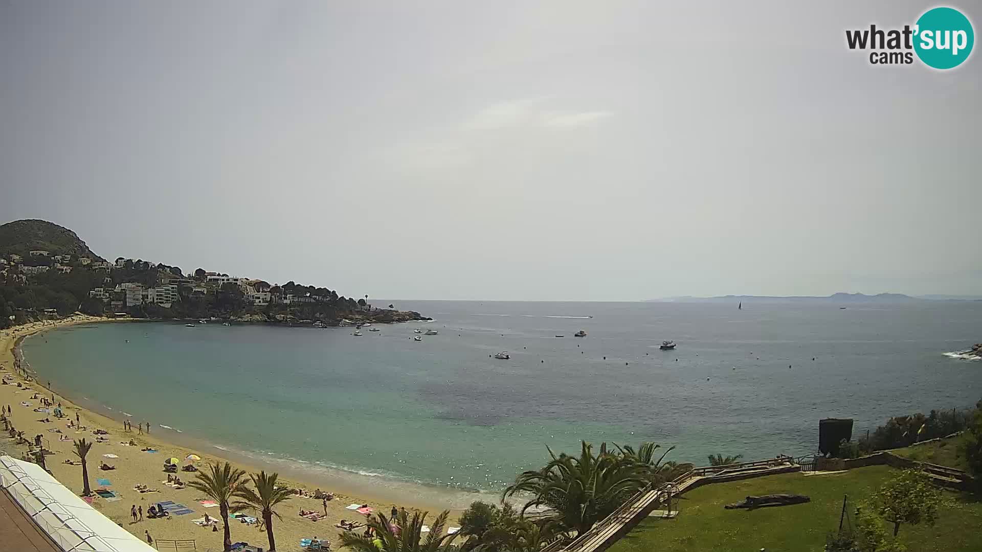 Plaža de l’Almadrava Spletna kamera Roses – Costa Brava – Španija