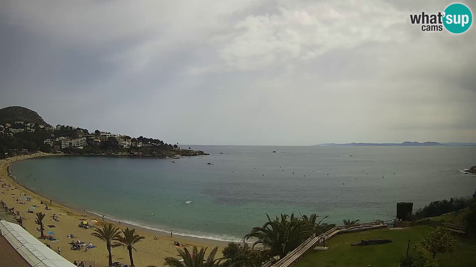 Plaža de l’Almadrava Spletna kamera Roses – Costa Brava – Španija