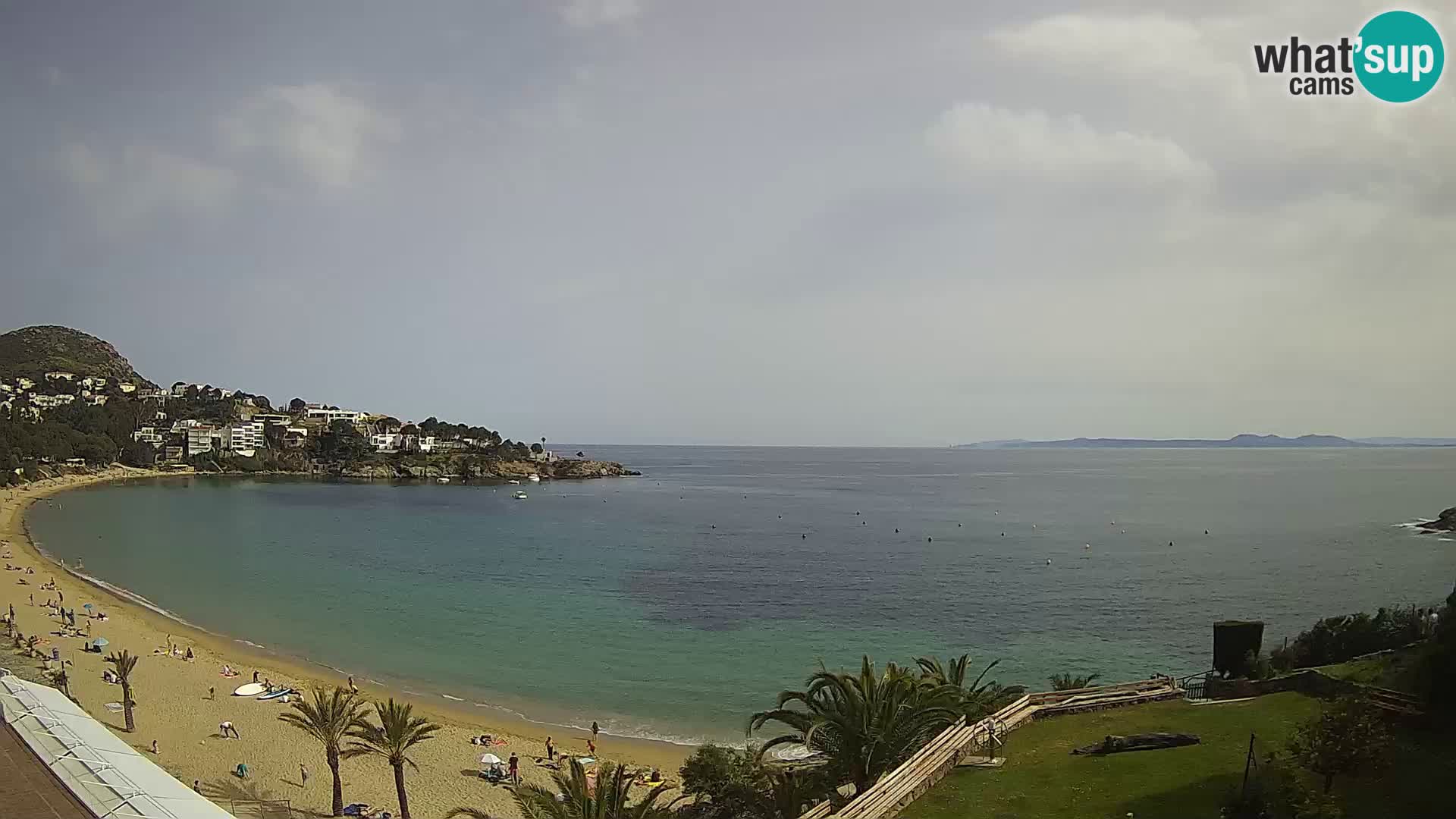 Plaža de l’Almadrava Spletna kamera Roses – Costa Brava – Španija