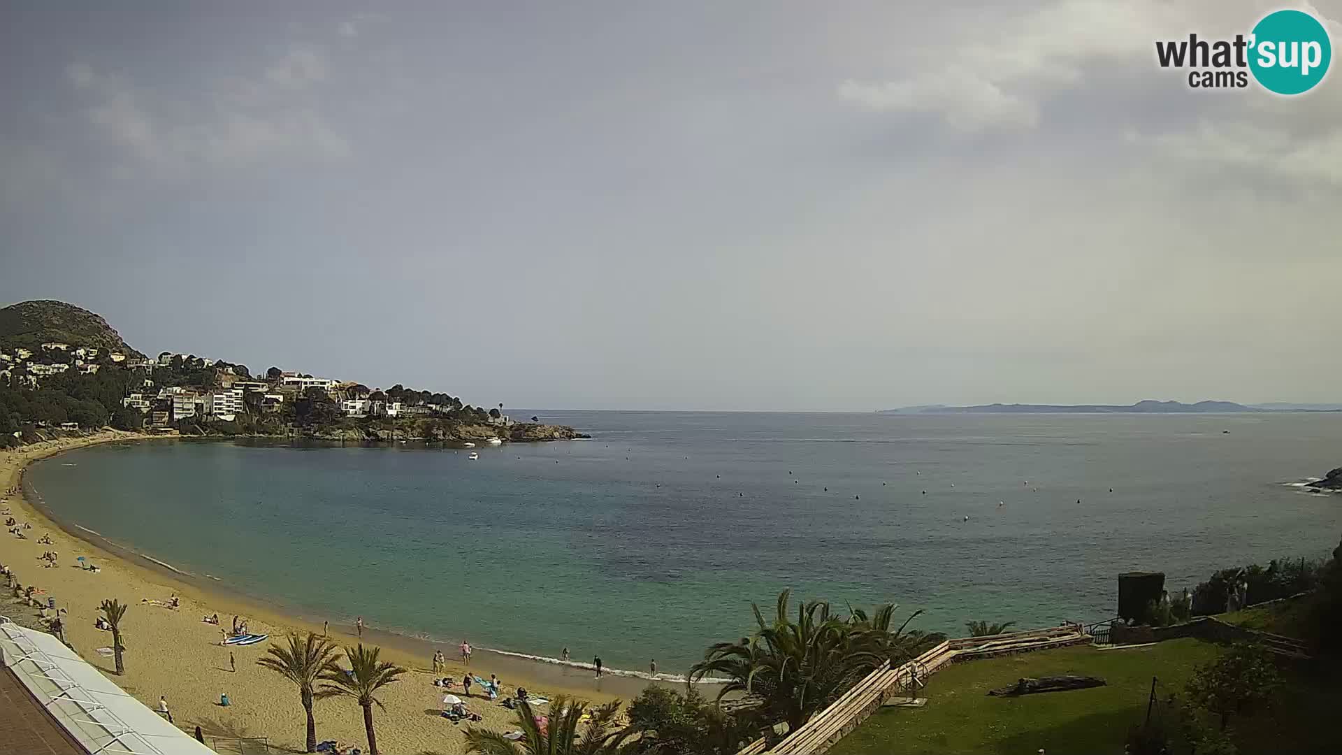 Plaža de l’Almadrava Spletna kamera Roses – Costa Brava – Španija