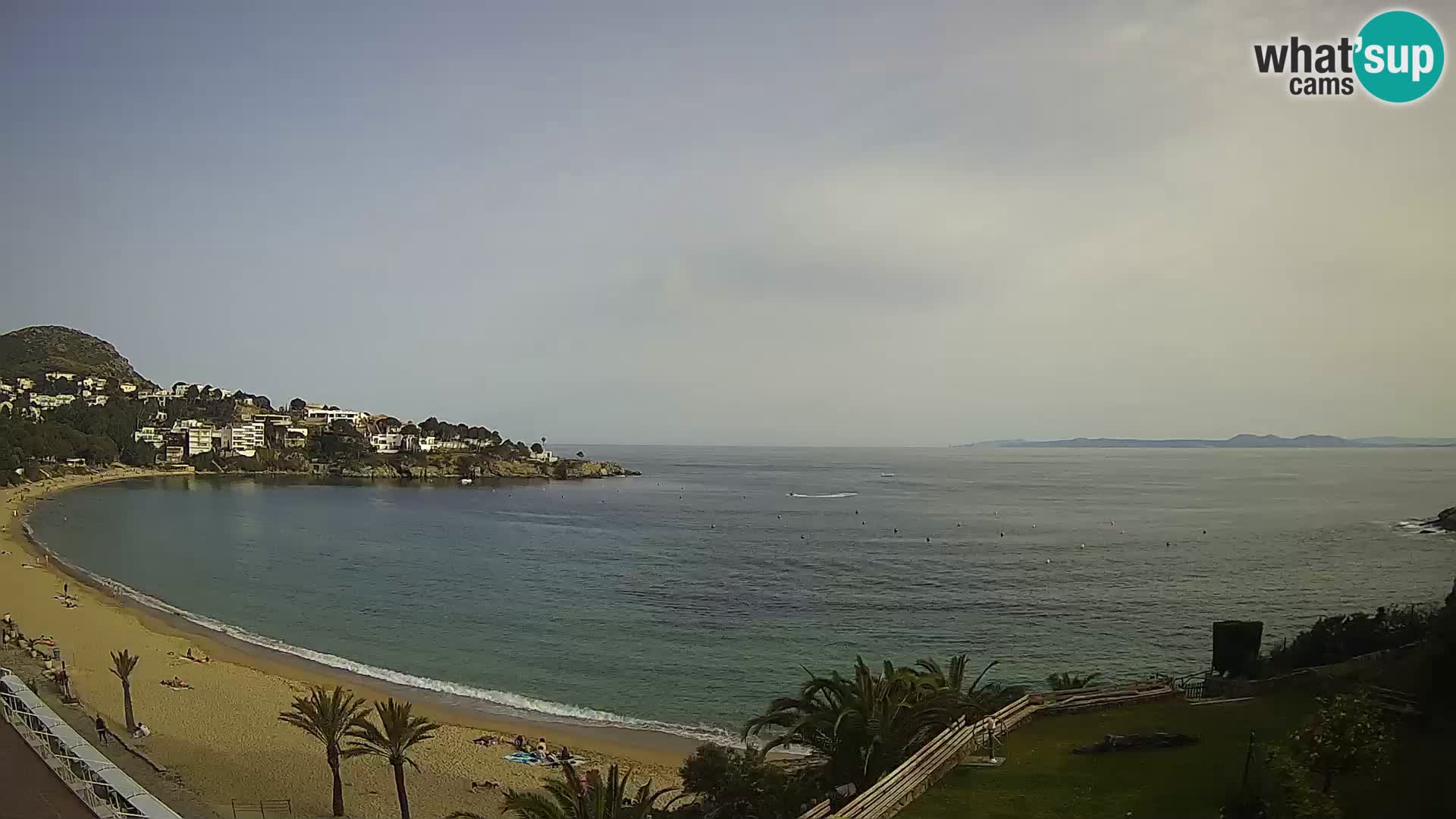 Platja de l’Almadrava beach Live Webcam Roses – Costa Brava – Spain