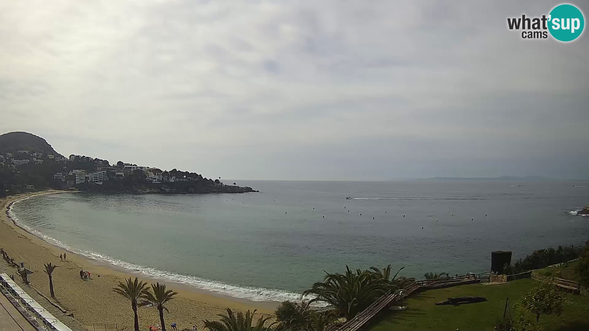 Playa de l’Almadrava camera en vivo Roses – Costa Brava – Espana