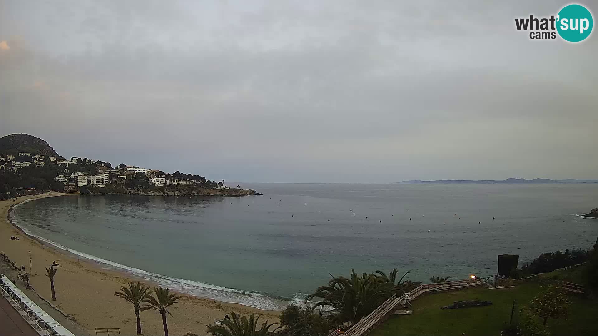 Playa de l’Almadrava camera en vivo Roses – Costa Brava – Espana