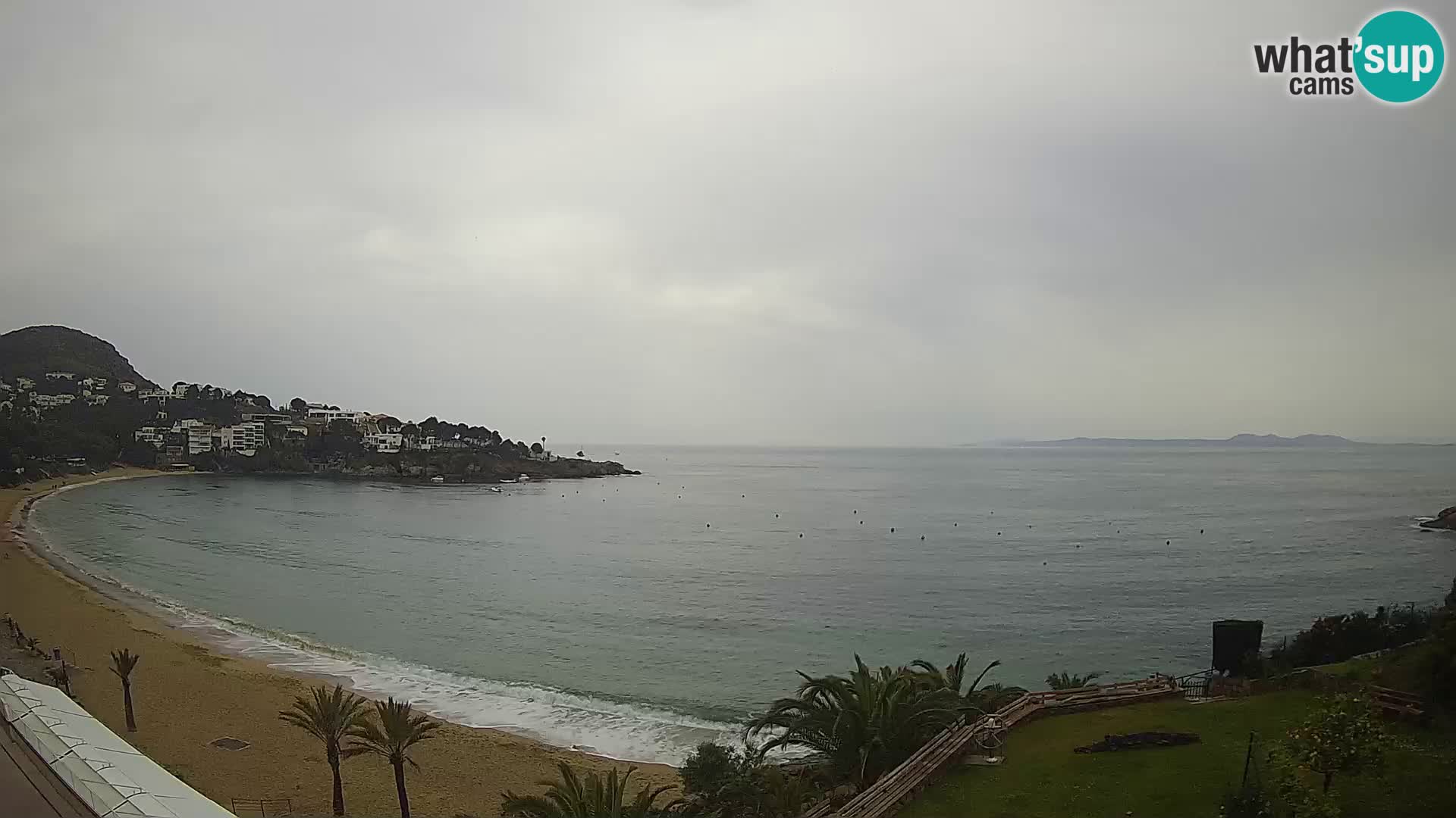 Platja de l’Almadrava beach Live Webcam Roses – Costa Brava – Spain