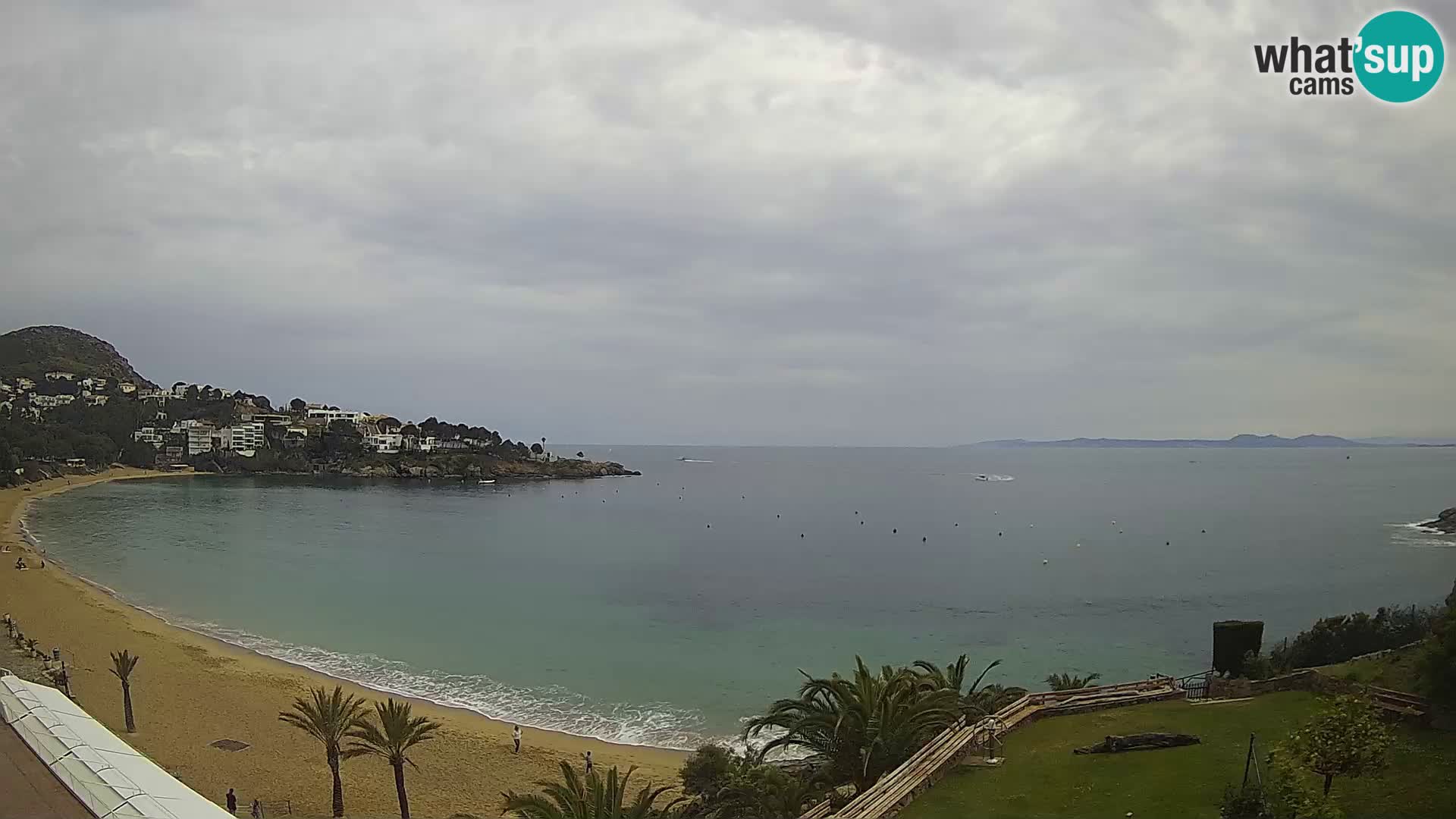 Playa de l’Almadrava camera en vivo Roses – Costa Brava – Espana