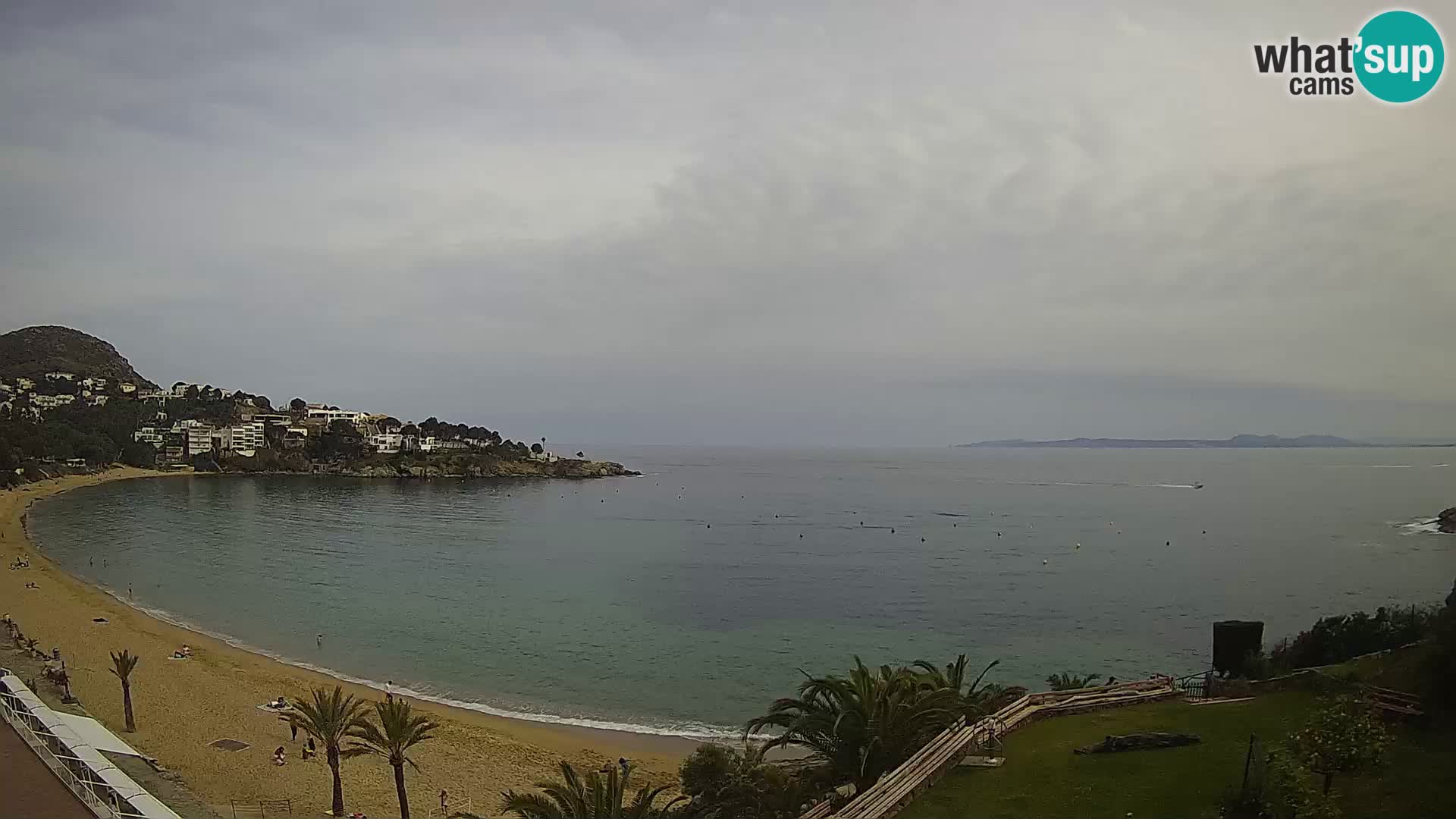 Playa de l’Almadrava camera en vivo Roses – Costa Brava – Espana