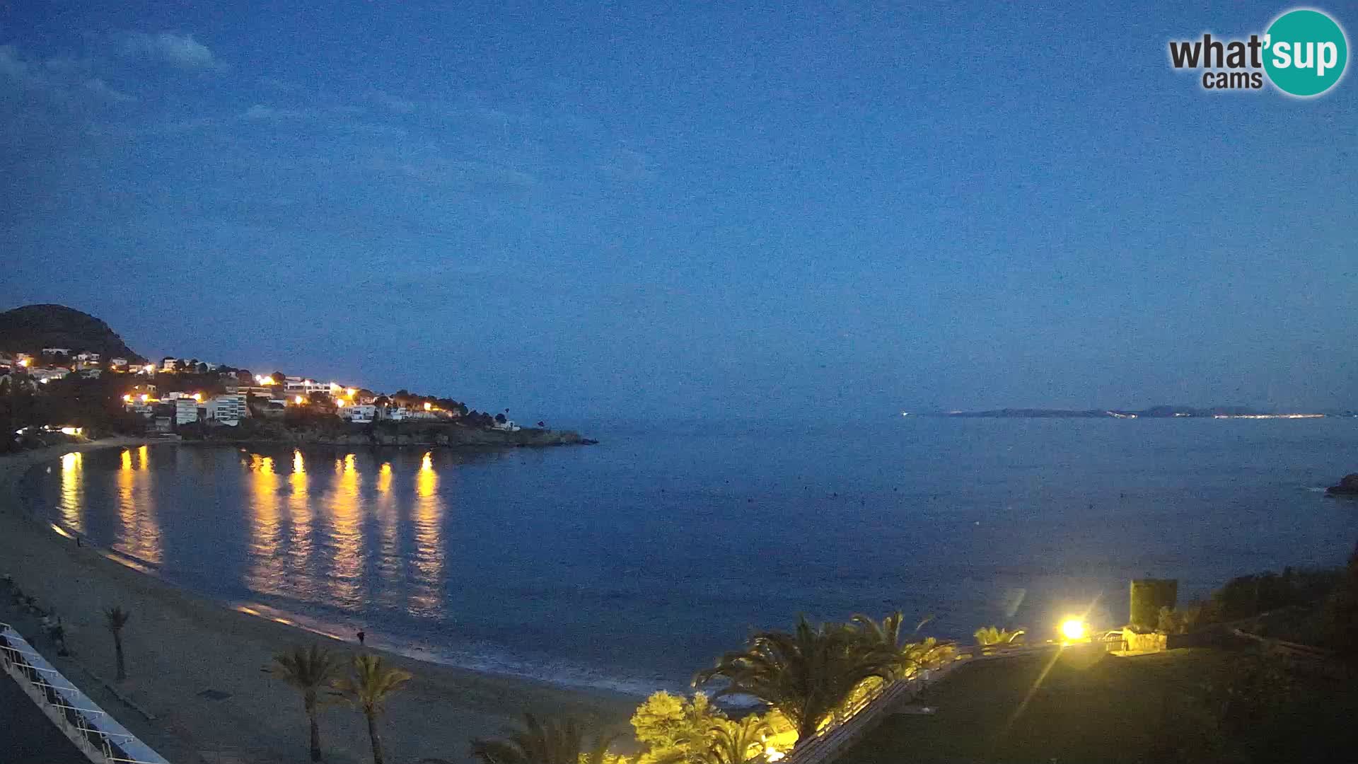Plage de l’Almadrava Livecam Roses – Costa Brava – Espagne