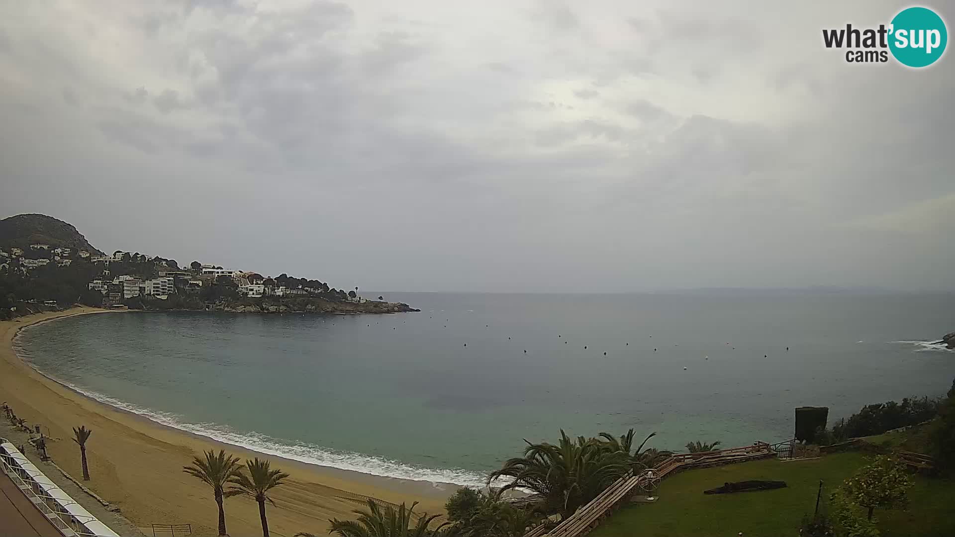 Platja de l’Almadrava beach Live Webcam Roses – Costa Brava – Spain