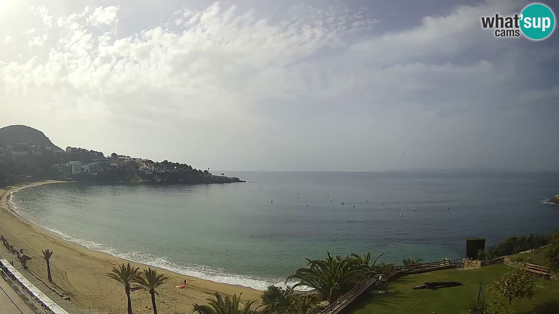 Platja de l’Almadrava beach Live Webcam Roses – Costa Brava – Spain