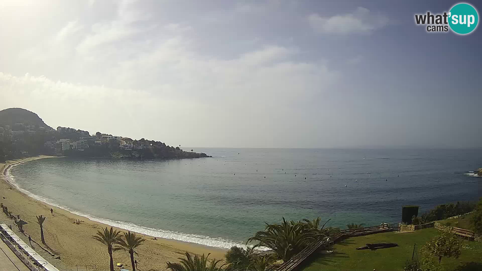 Platja de l’Almadrava beach Live Webcam Roses – Costa Brava – Spain
