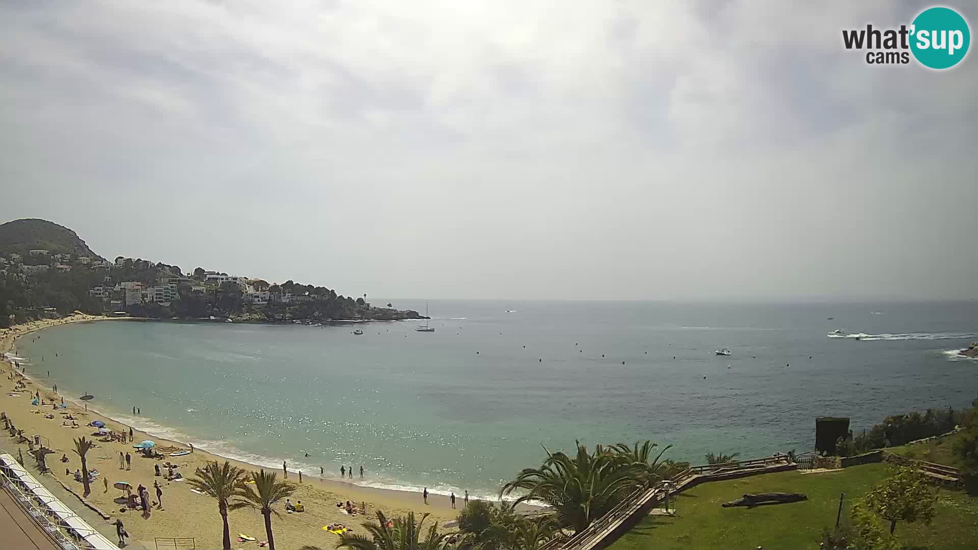 Platja de l’Almadrava Strand Webcam Roses – Costa Brava – Spanien