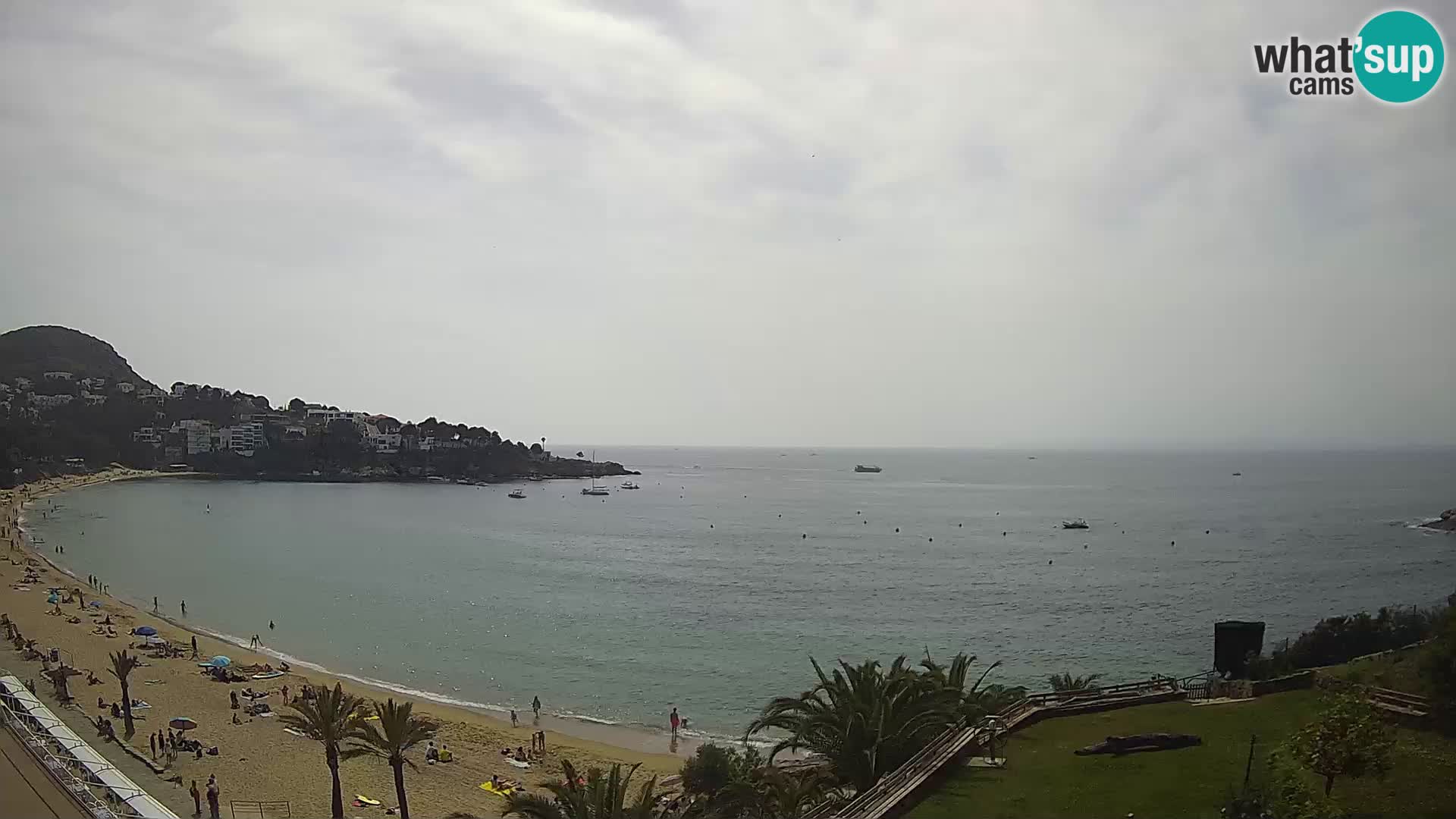 Platja de l’Almadrava beach Live Webcam Roses – Costa Brava – Spain