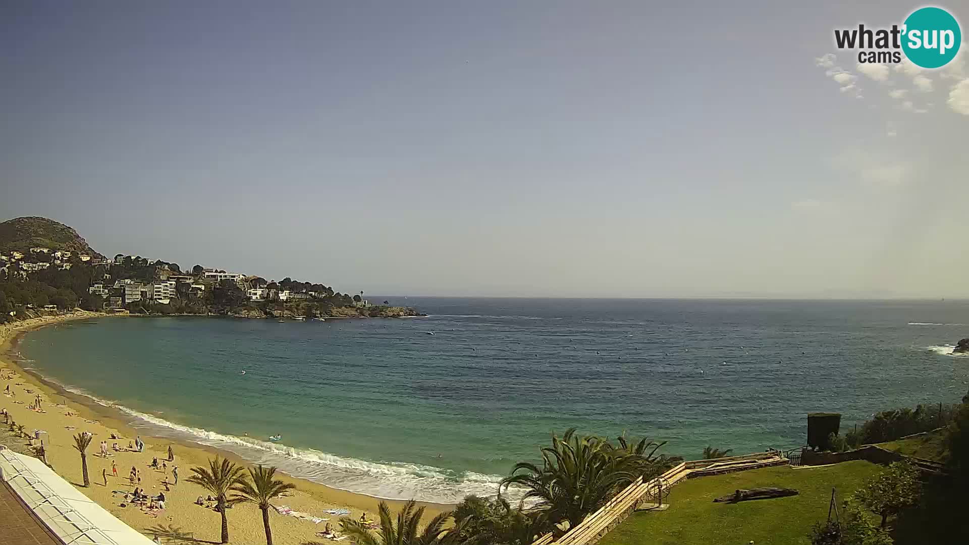 Playa de l’Almadrava camera en vivo Roses – Costa Brava – Espana