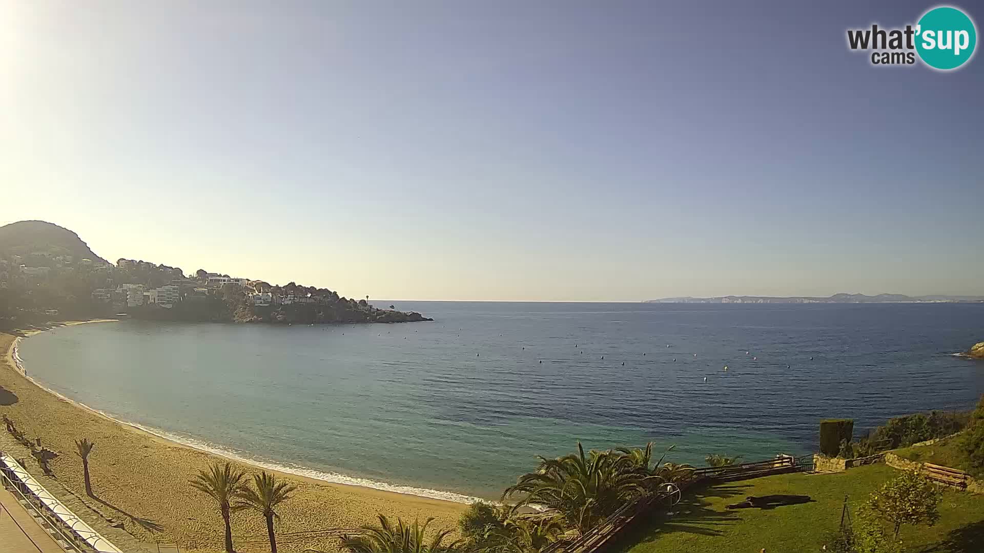 Platja de l’Almadrava Strand Webcam Roses – Costa Brava – Spanien