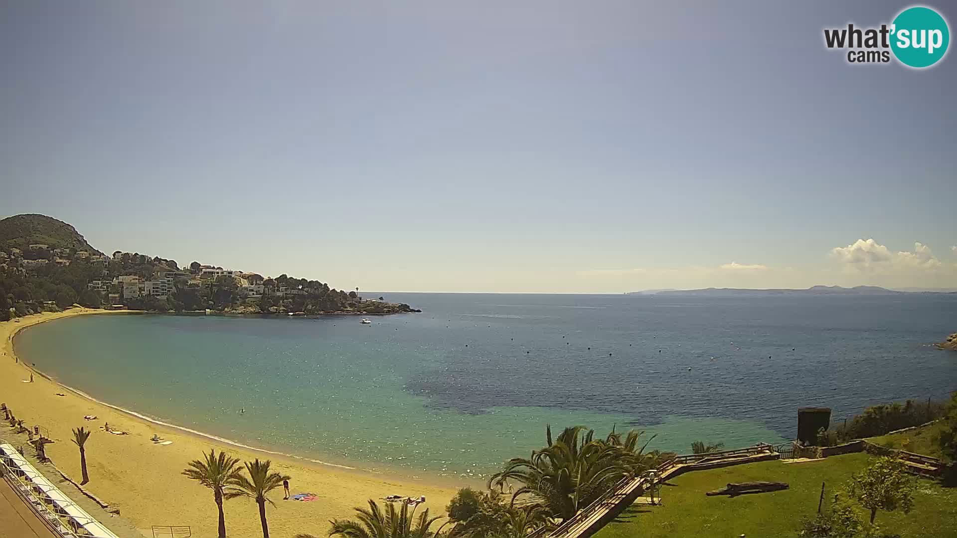 Platja de l’Almadrava beach Live Webcam Roses – Costa Brava – Spain