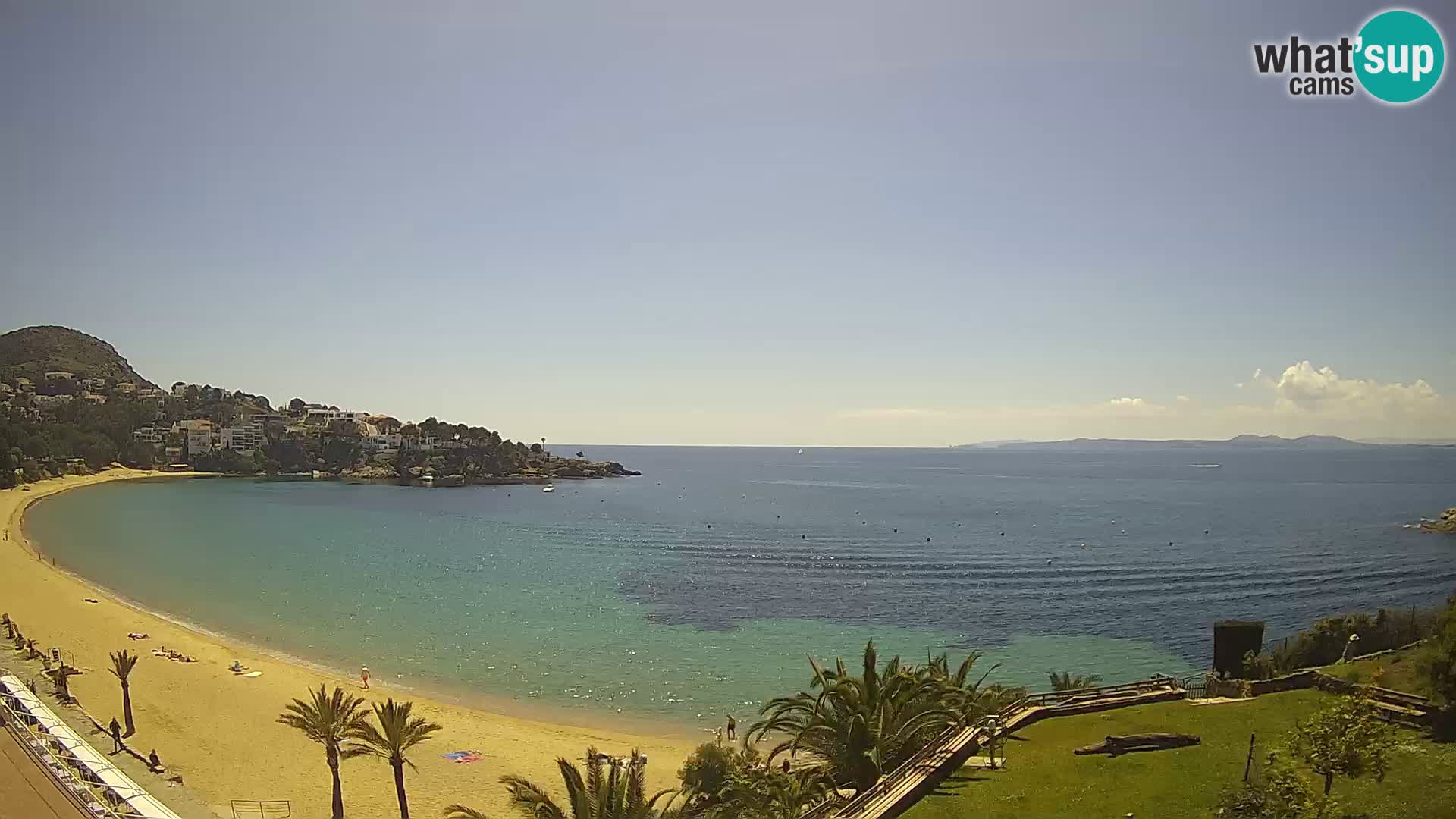 Platja de l’Almadrava beach Live Webcam Roses – Costa Brava – Spain