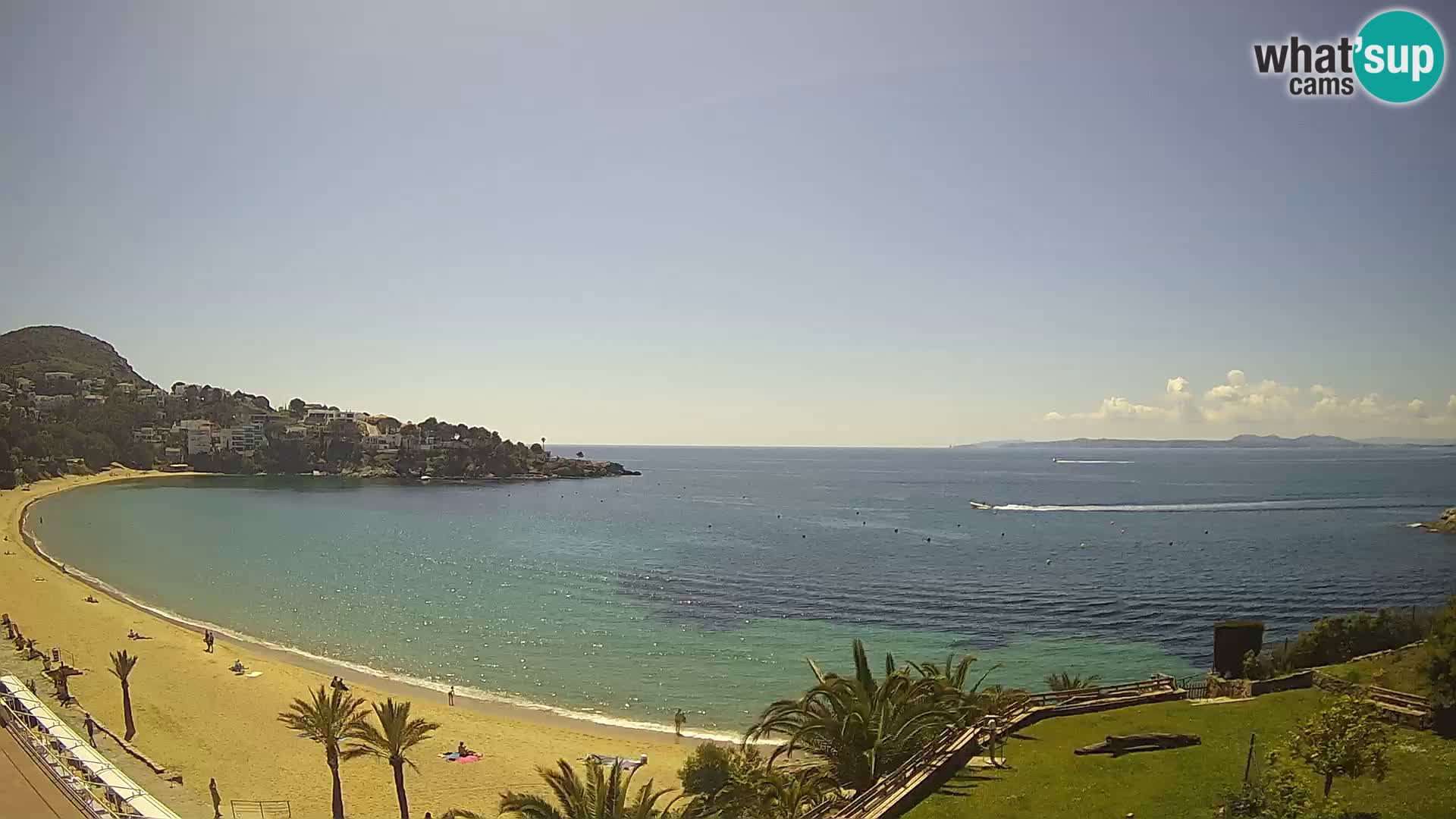 Plage de l’Almadrava Livecam Roses – Costa Brava – Espagne
