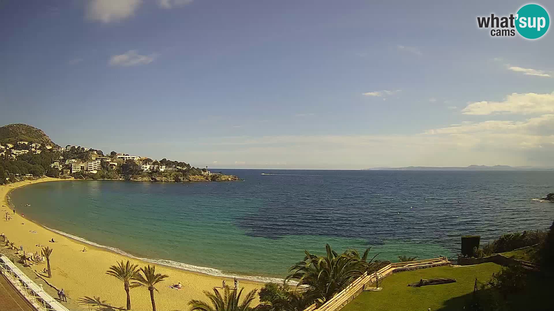 Plaža de l’Almadrava Spletna kamera Roses – Costa Brava – Španija