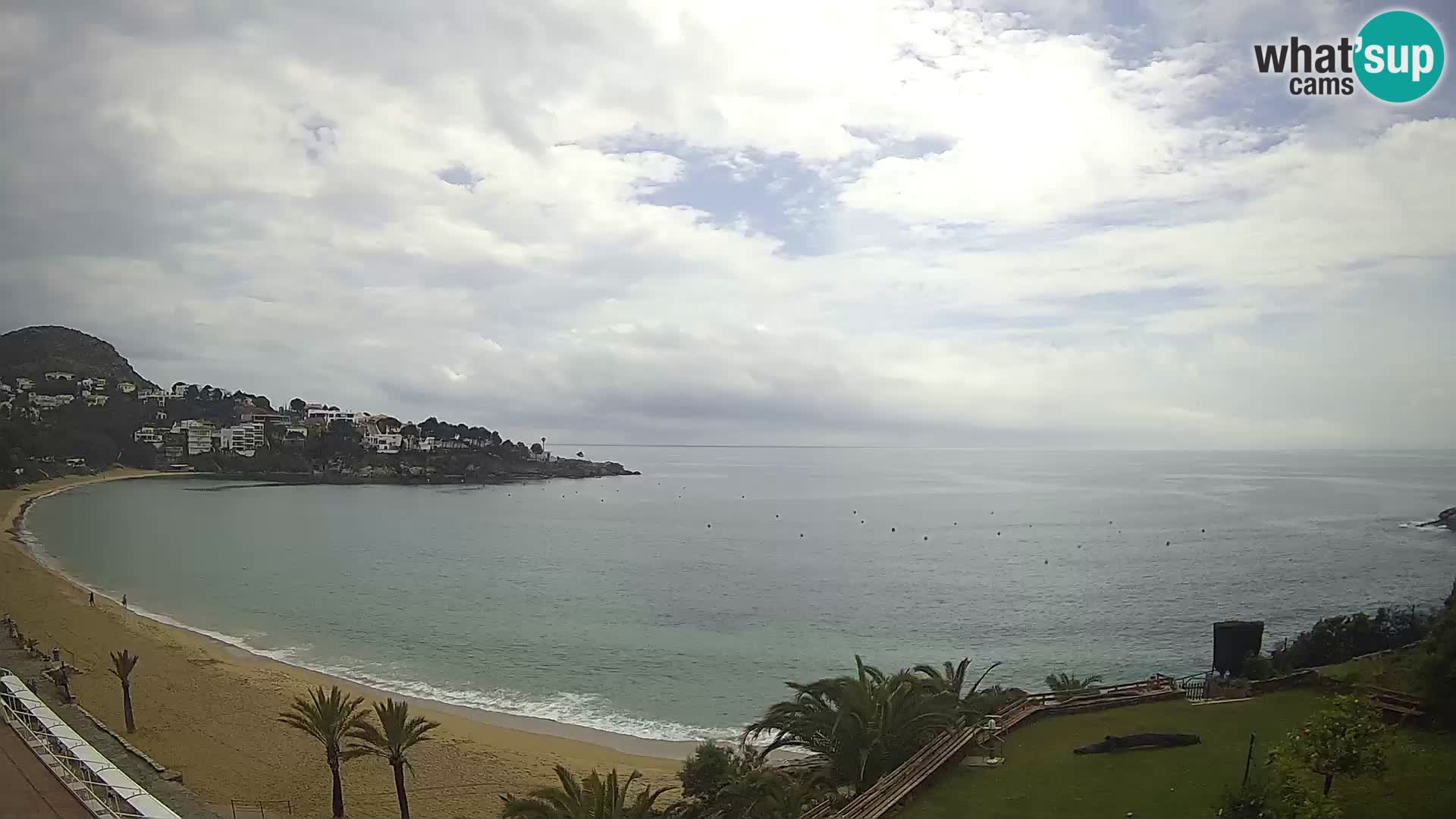 Playa de l’Almadrava camera en vivo Roses – Costa Brava – Espana
