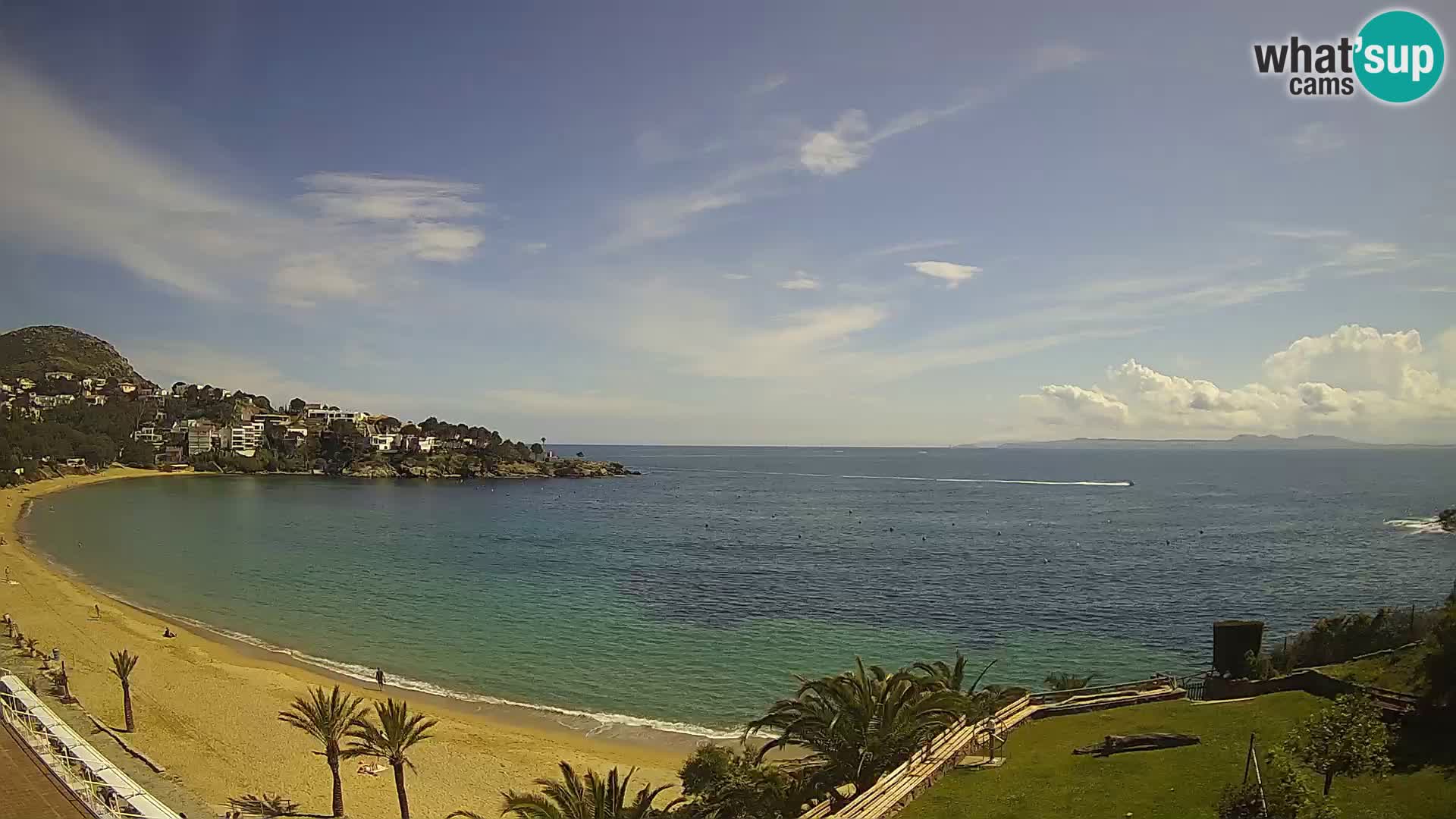 Platja de l’Almadrava beach Live Webcam Roses – Costa Brava – Spain