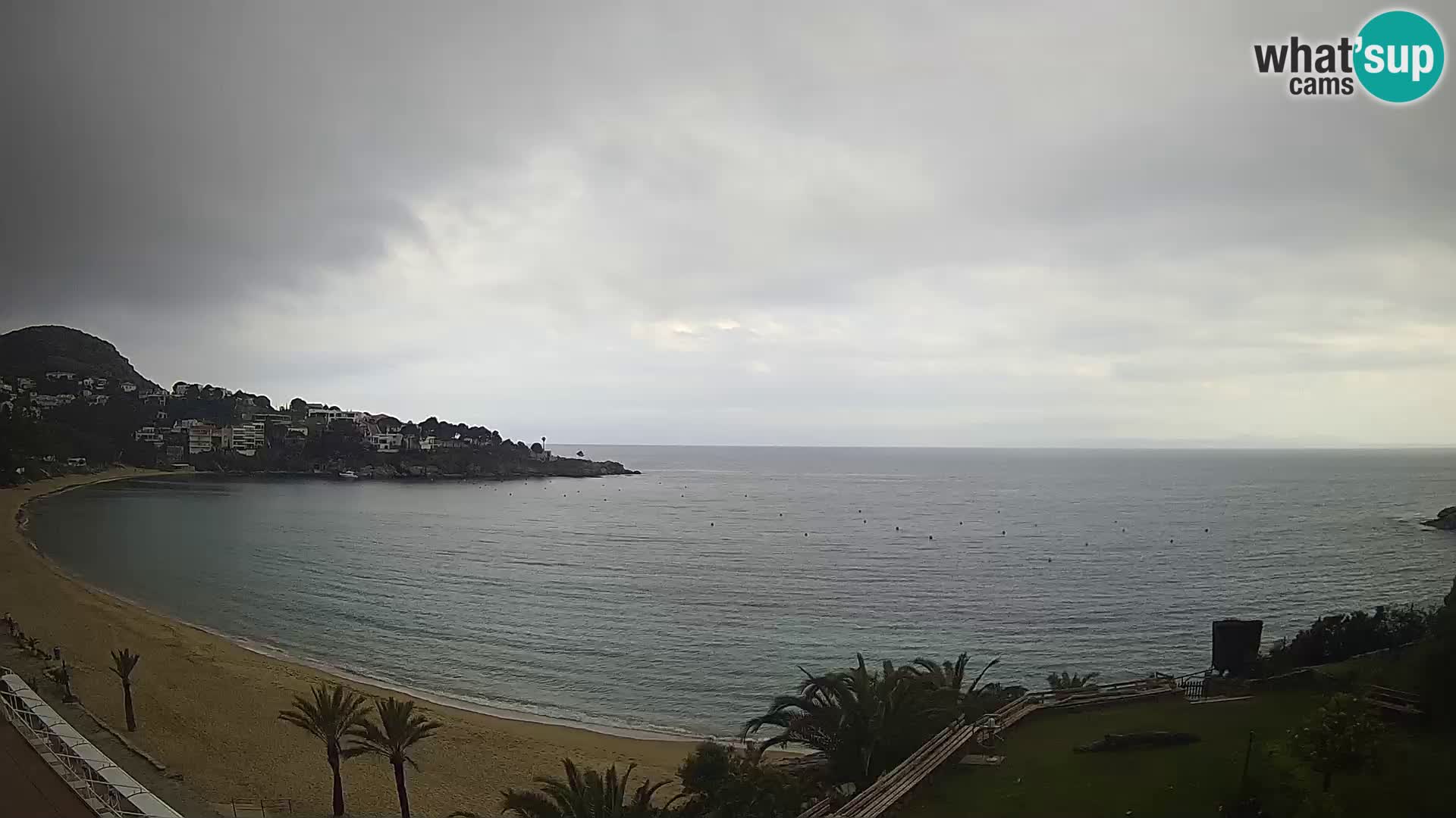Platja de l’Almadrava Strand Webcam Roses – Costa Brava – Spanien