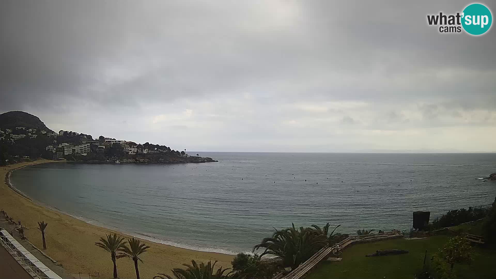 Plaža de l’Almadrava Spletna kamera Roses – Costa Brava – Španija