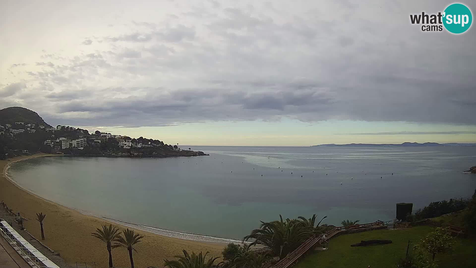 Playa de l’Almadrava camera en vivo Roses – Costa Brava – Espana