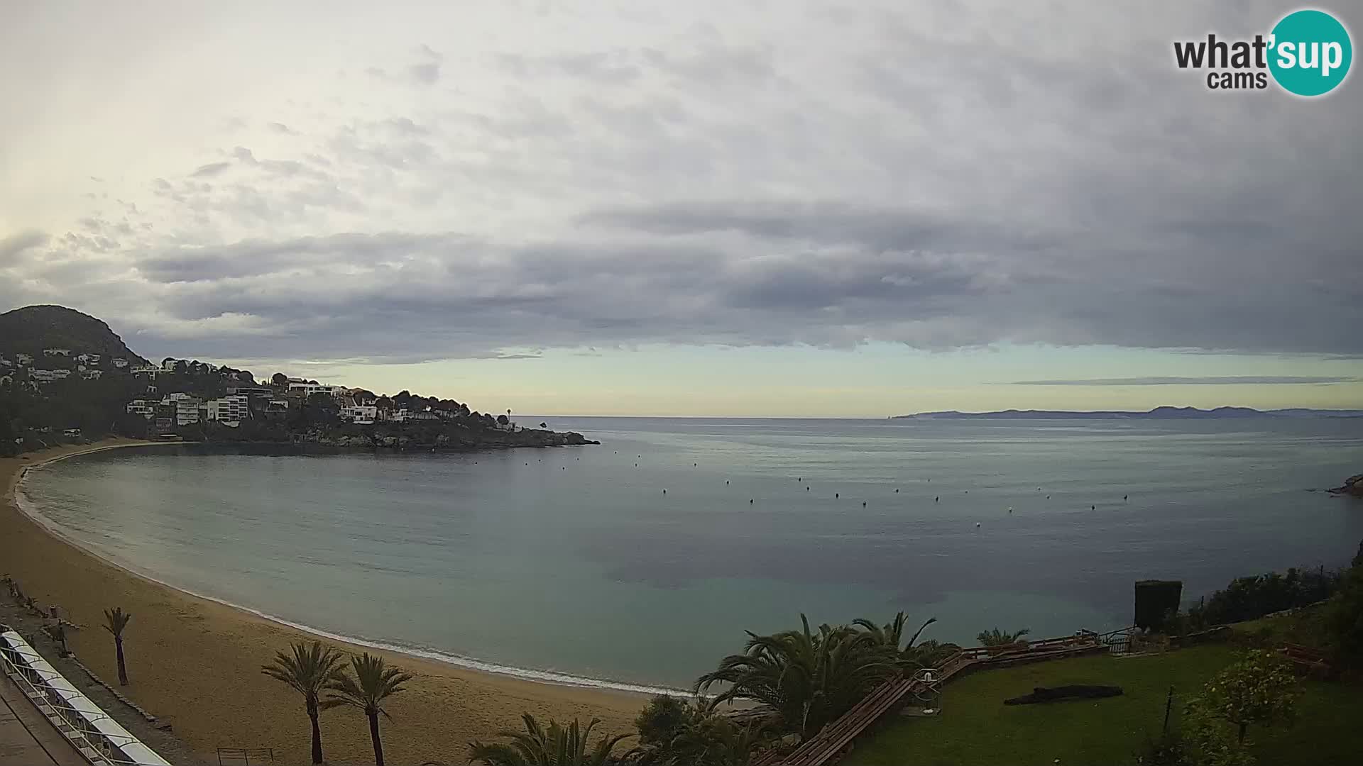 Playa de l’Almadrava camera en vivo Roses – Costa Brava – Espana