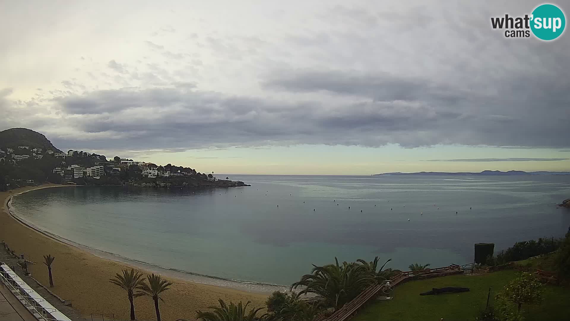 Plaža de l’Almadrava Spletna kamera Roses – Costa Brava – Španija