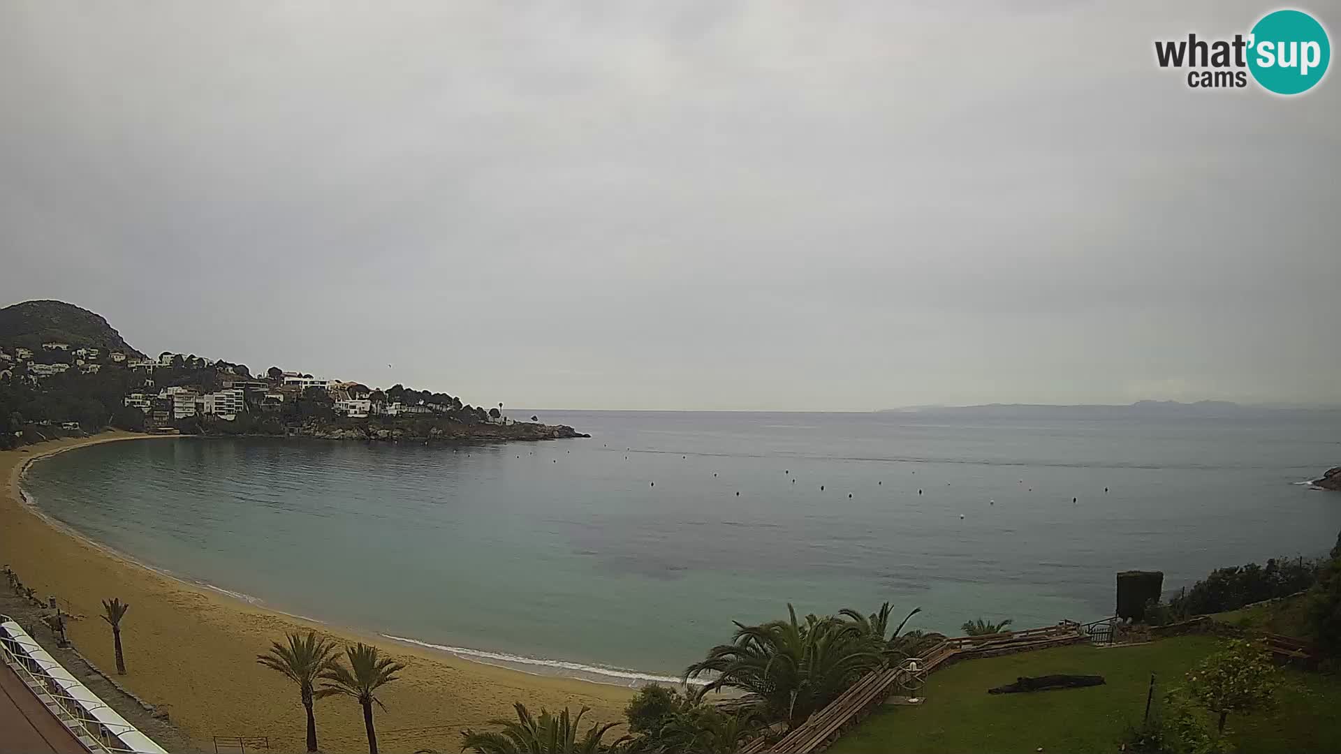 Platja de l’Almadrava beach Live Webcam Roses – Costa Brava – Spain