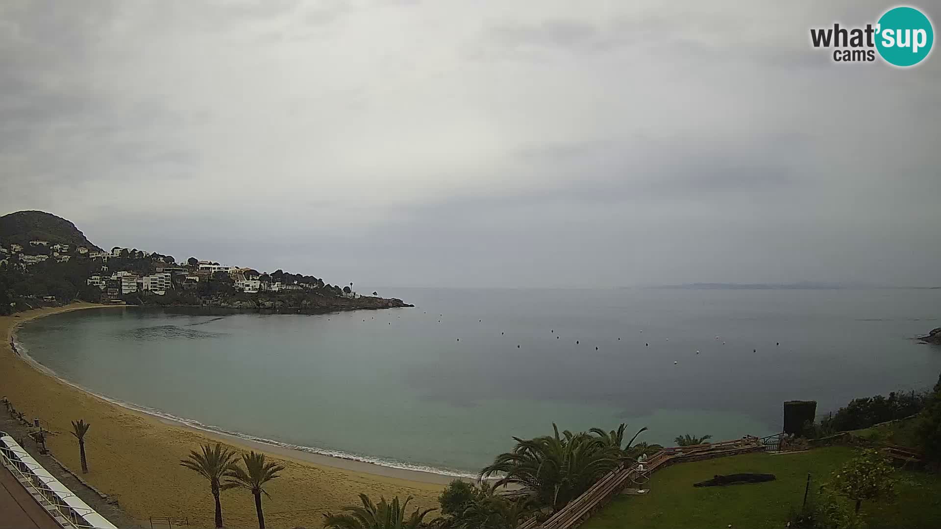 Platja de l’Almadrava beach Live Webcam Roses – Costa Brava – Spain